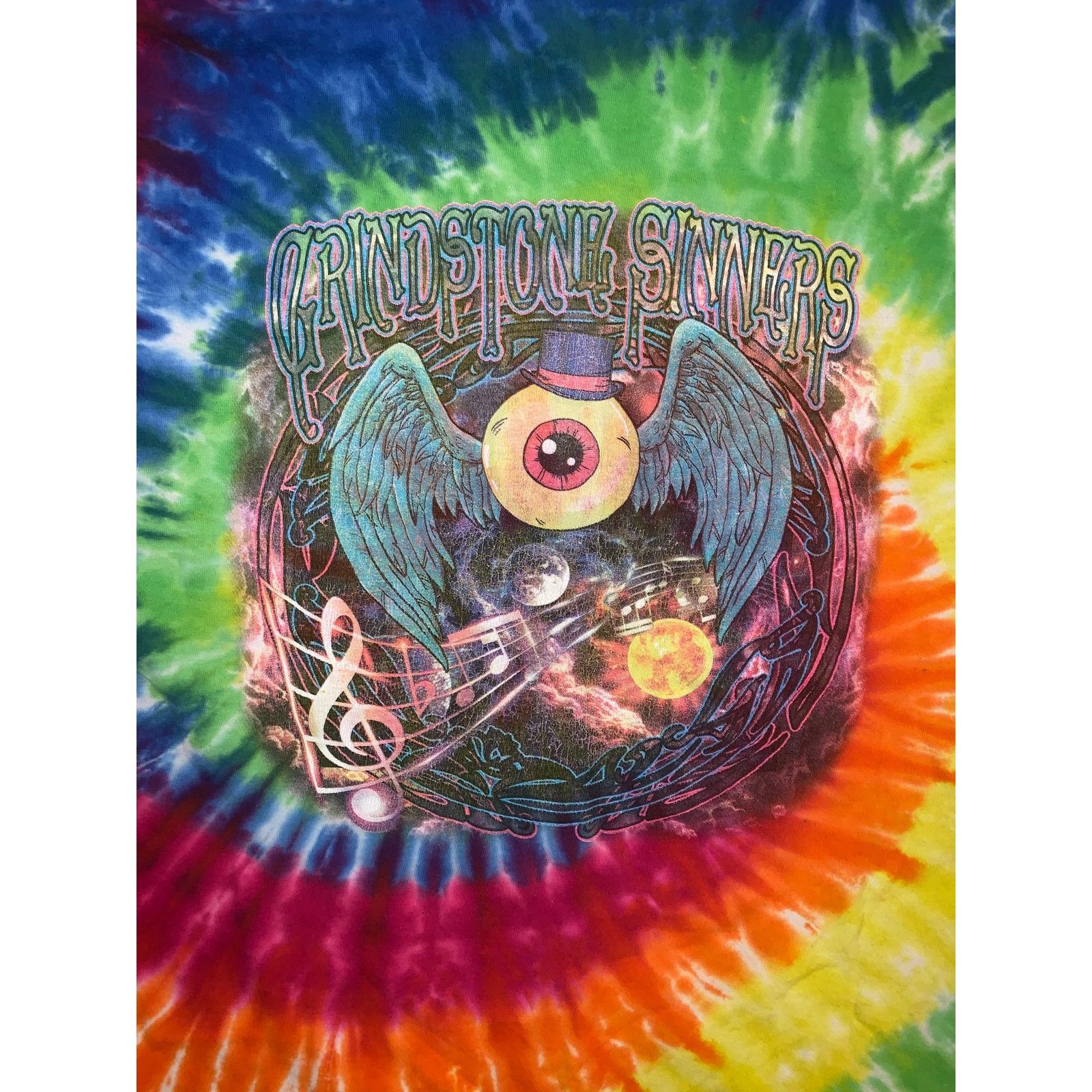 Other Grindstone Sinners Tie Dye T Shirt Eyeball Psychedelic XL Size US XL / EU 56 / 4 - 2 Thumbnail