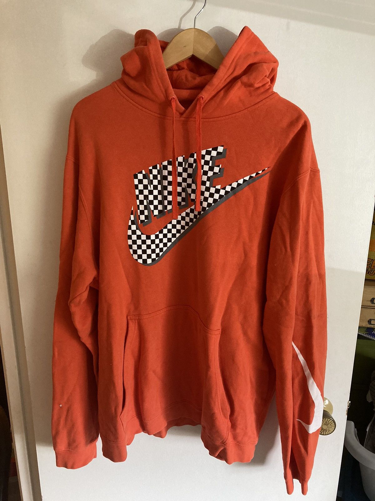 Nike Nike Checkered Swoosh Hoodie Size US XXL / EU 58 / 5 - 1 Thumbnail