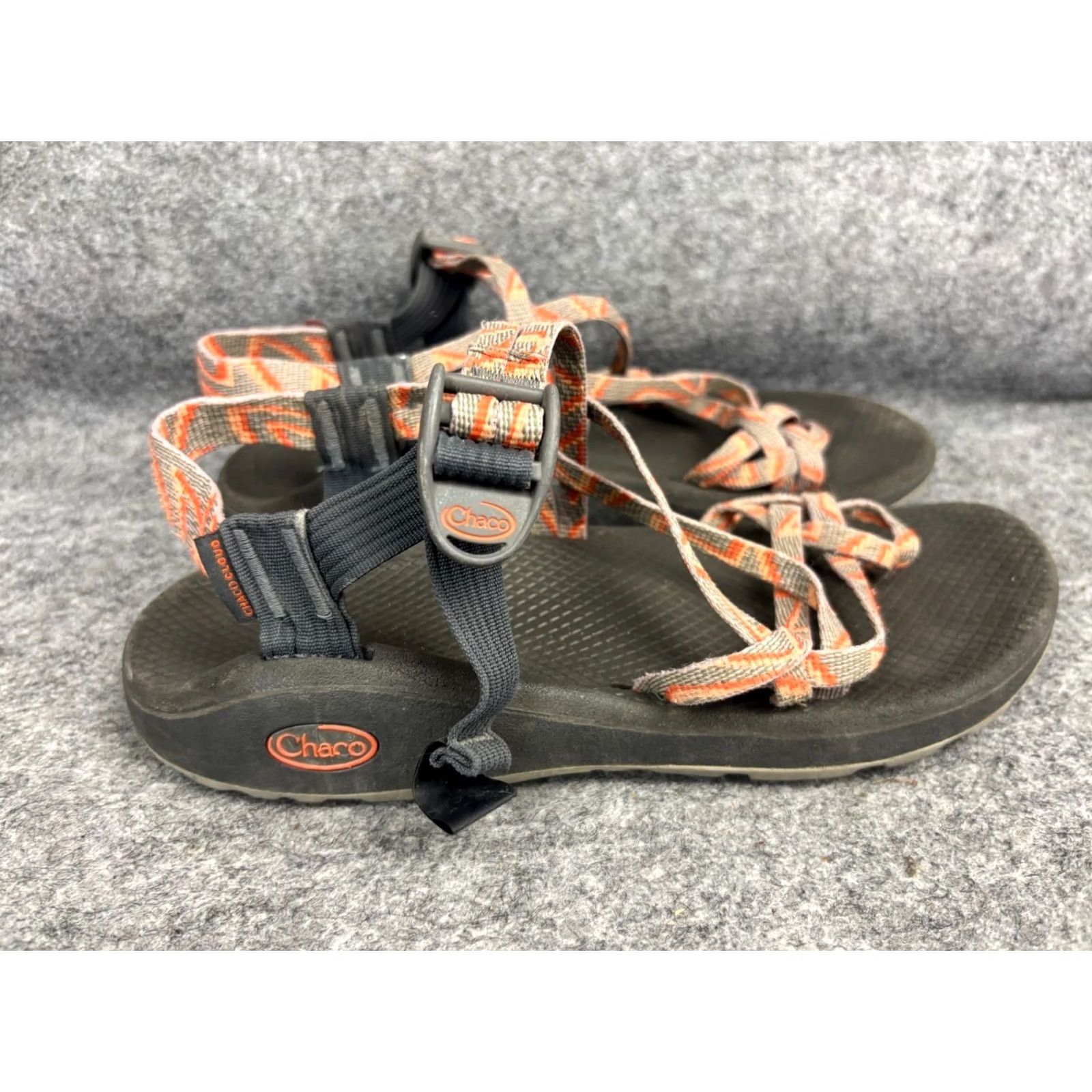 Chaco Chaco Z Cloud Sandals Women’s 9 Strappy Toe Orange Gray Hiking JCH108010 Size US 9 / IT 39 - 2 Thumbnail