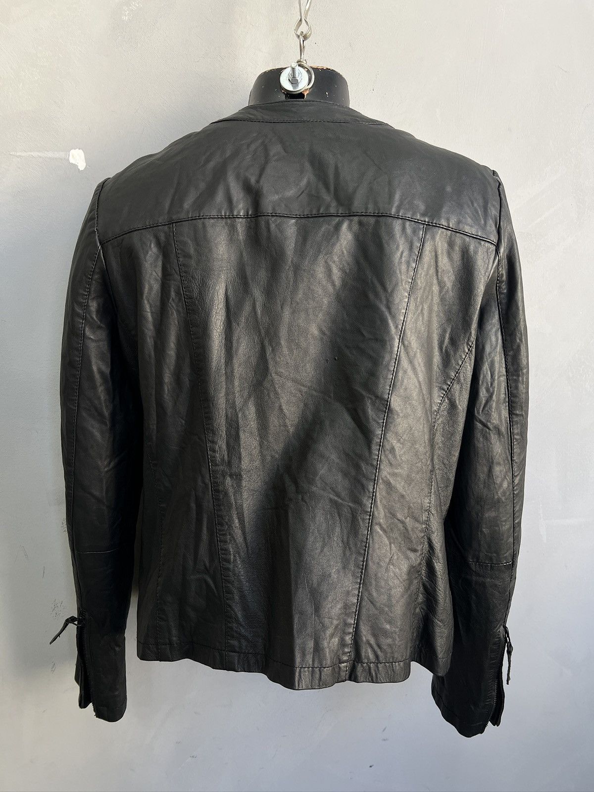 14th Addiction Gothic biker style y2k black leather jacket 14th addiction Size US M / EU 48-50 / 2 - 7 Thumbnail