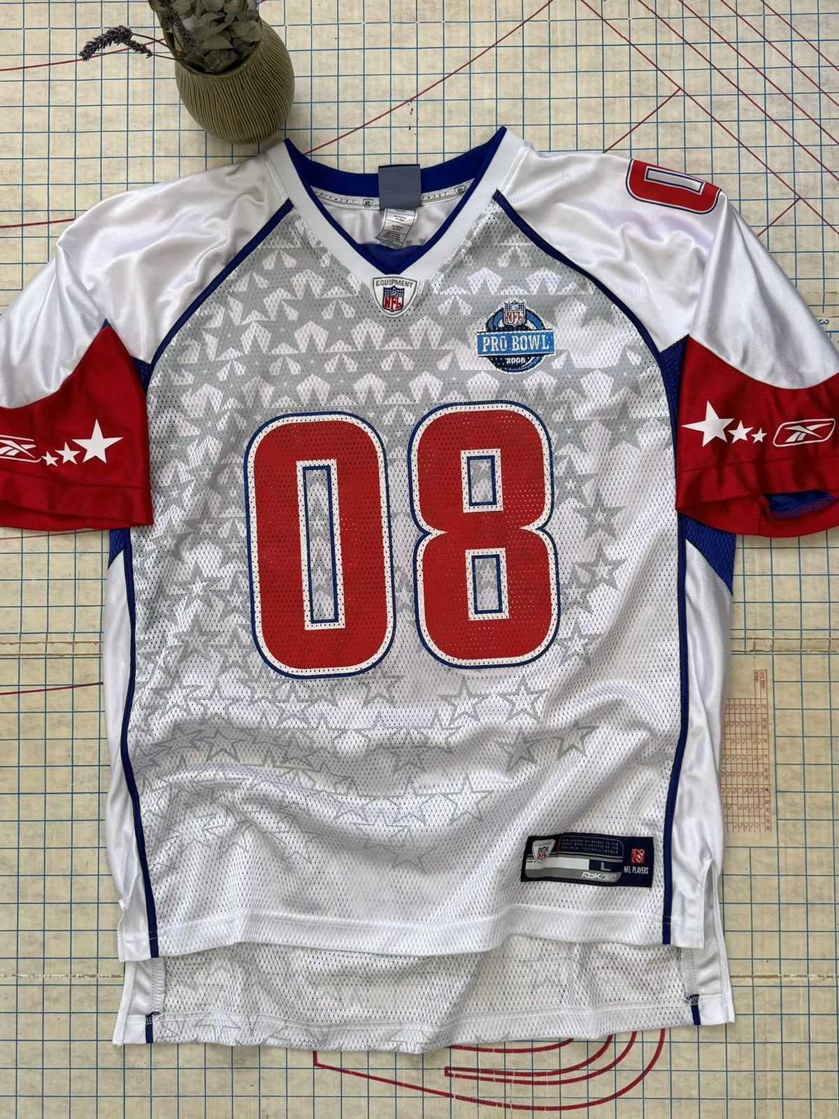 NFL × Reebok Reebok NFL Pro Bowl 2008 Jersey White Size Large Size US L / EU 52-54 / 3 - 3 Thumbnail