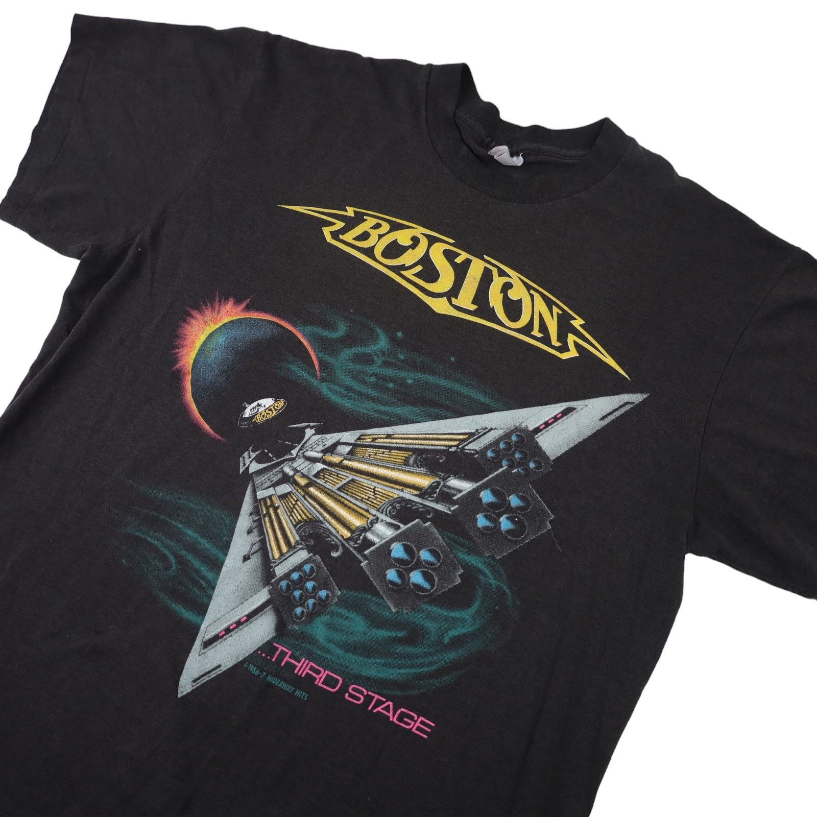 Band Tees × Vintage Vintage 80s Boston Third Stage Album Graphic T Shirt Size US L / EU 52-54 / 3 - 2 Thumbnail