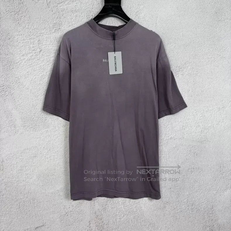 Balenciaga Balenciaga Misty Grey Gradient Embroidered Letter Printed Size US XS / EU 42 / 0 - 1 Thumbnail