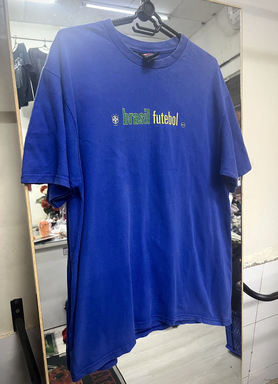 Nike Nike Vintage 90s Team Brazil - Brazil Futebol Size US M / EU 48-50 / 2 - 1 Thumbnail
