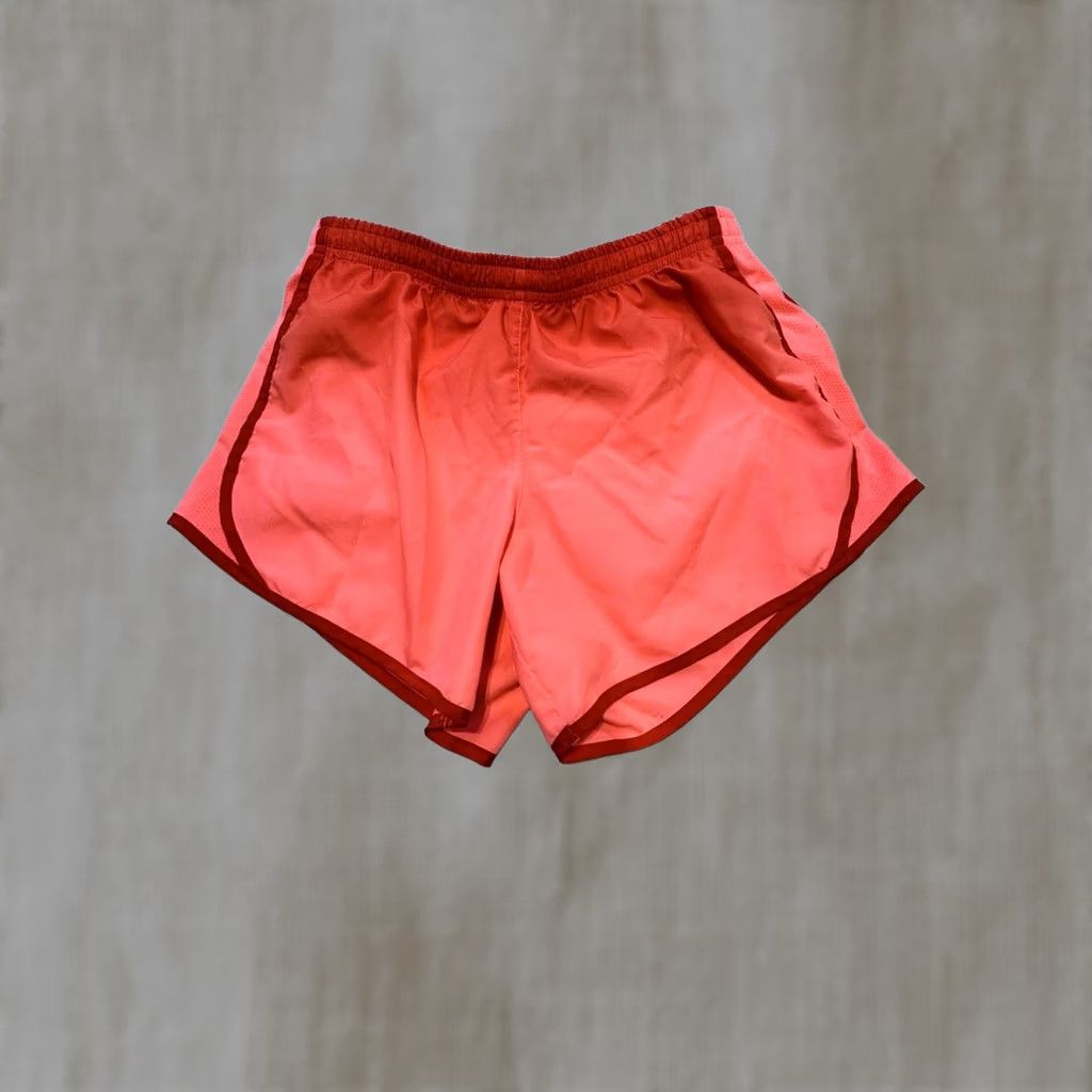 Nike Nike Shorts Women’s Large Ombré Orange Lined Dri-Fit Athletic Active Workout Run Size 32" / US 10 / IT 46 - 1 Thumbnail