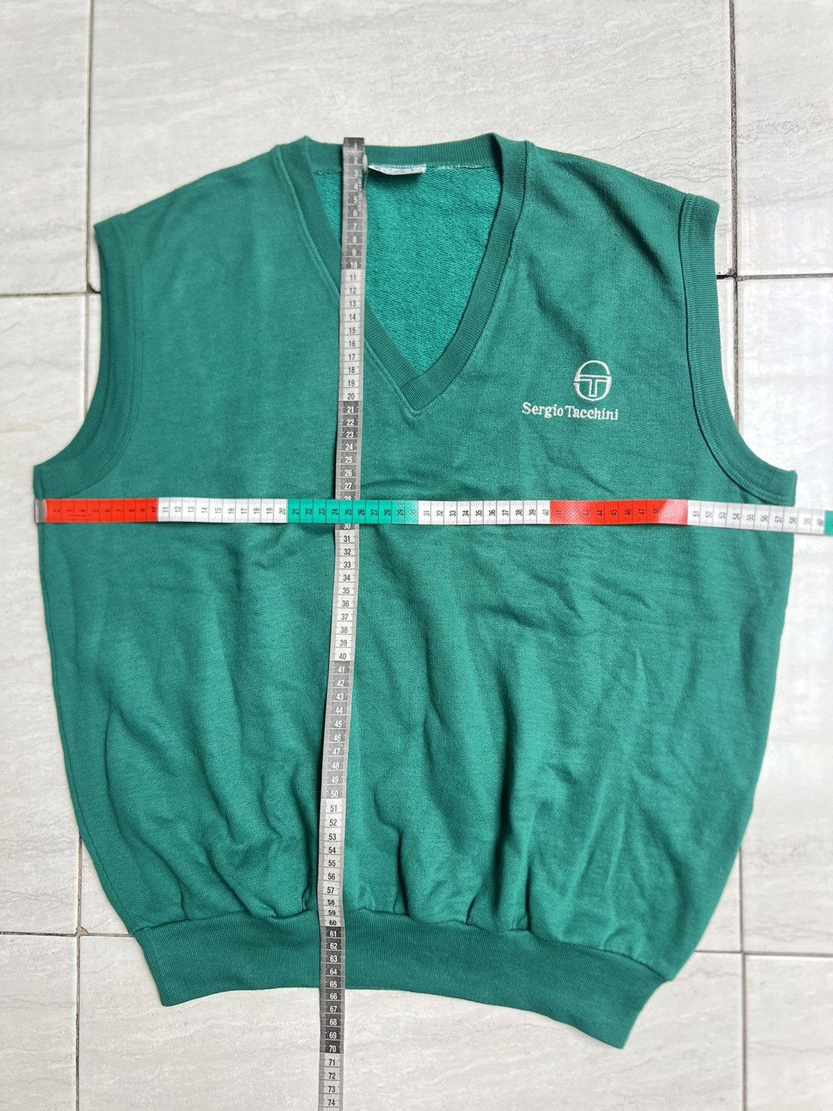 Sergio Tacchini Sergio Tacchini Green Padel Tennis Vest Size US L / EU 52-54 / 3 - 2 Thumbnail
