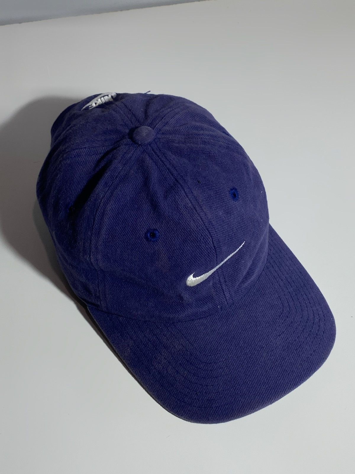 Nike Vintage 90s Nike Swoosh Logo Cap Size ONE SIZE - 2 Thumbnail
