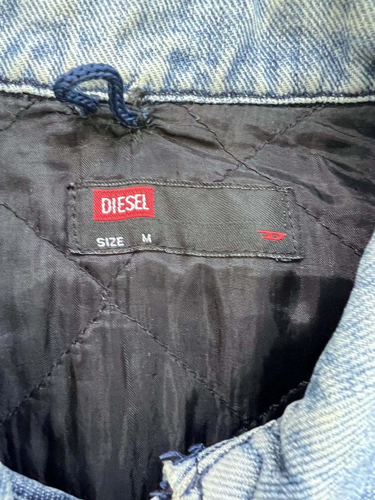 Diesel × Japanese Brand × Vintage Diesel Vintage Mens Denim Racing faded Jacket Jeans Size US M / EU 48-50 / 2 - 5 Thumbnail