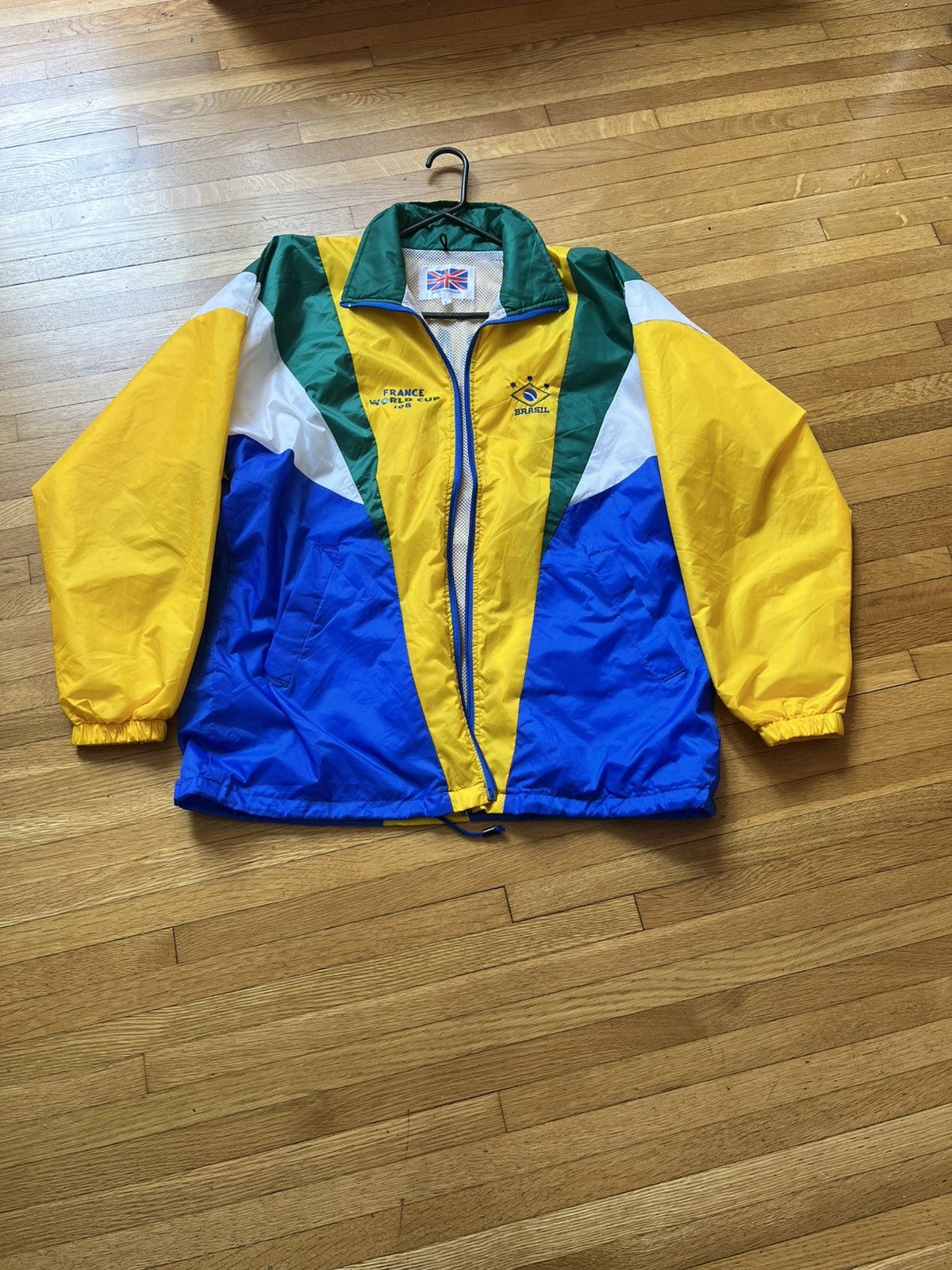 Other 1998 France World Cup Brazil Jacket Size US L / EU 52-54 / 3 - 3 Thumbnail