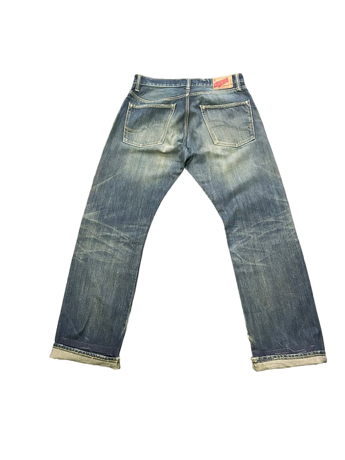 Japanese Brand Subciety Selvedge Distresed Denim Size US 34 / EU 50 - 8 Thumbnail