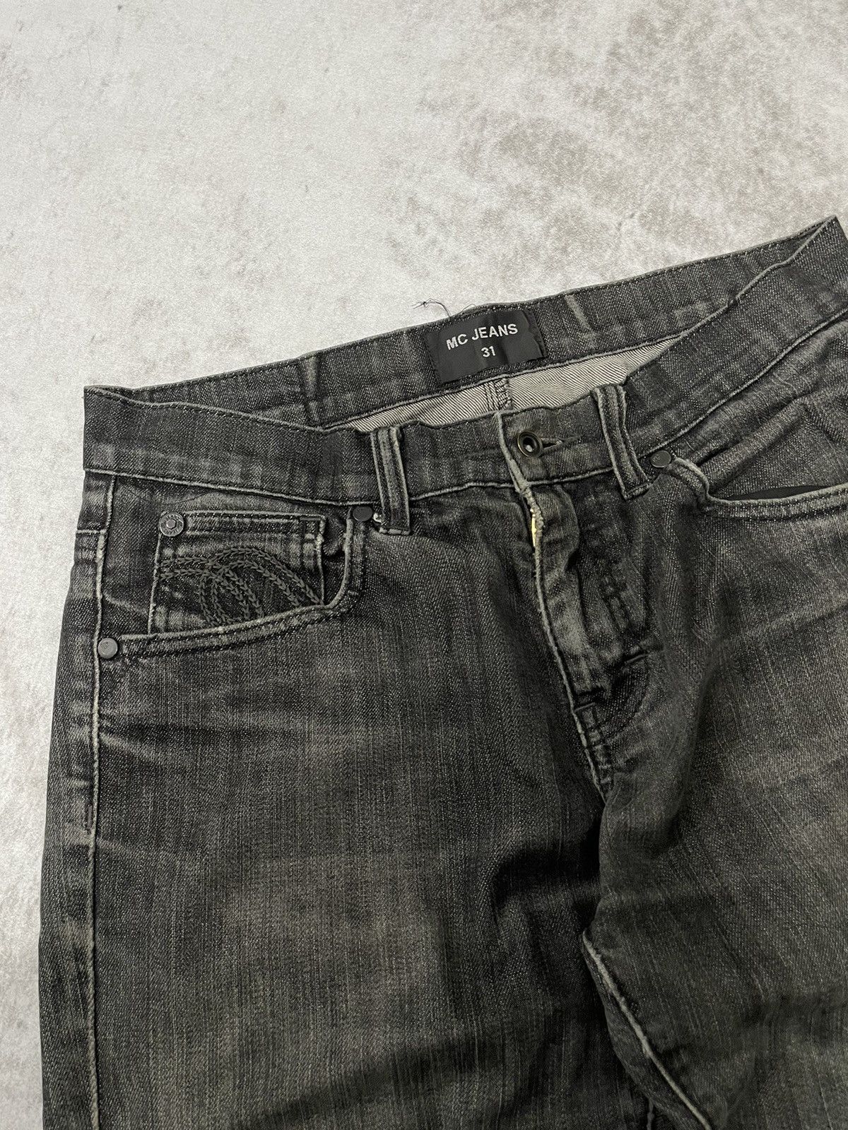 Hysteric Glamour × If Six Was Nine × Le Grande Bleu (L.G.B.) 2000s mc japa smoke wash distressed denim y2k style Size US 28 / EU 44 - 3 Thumbnail