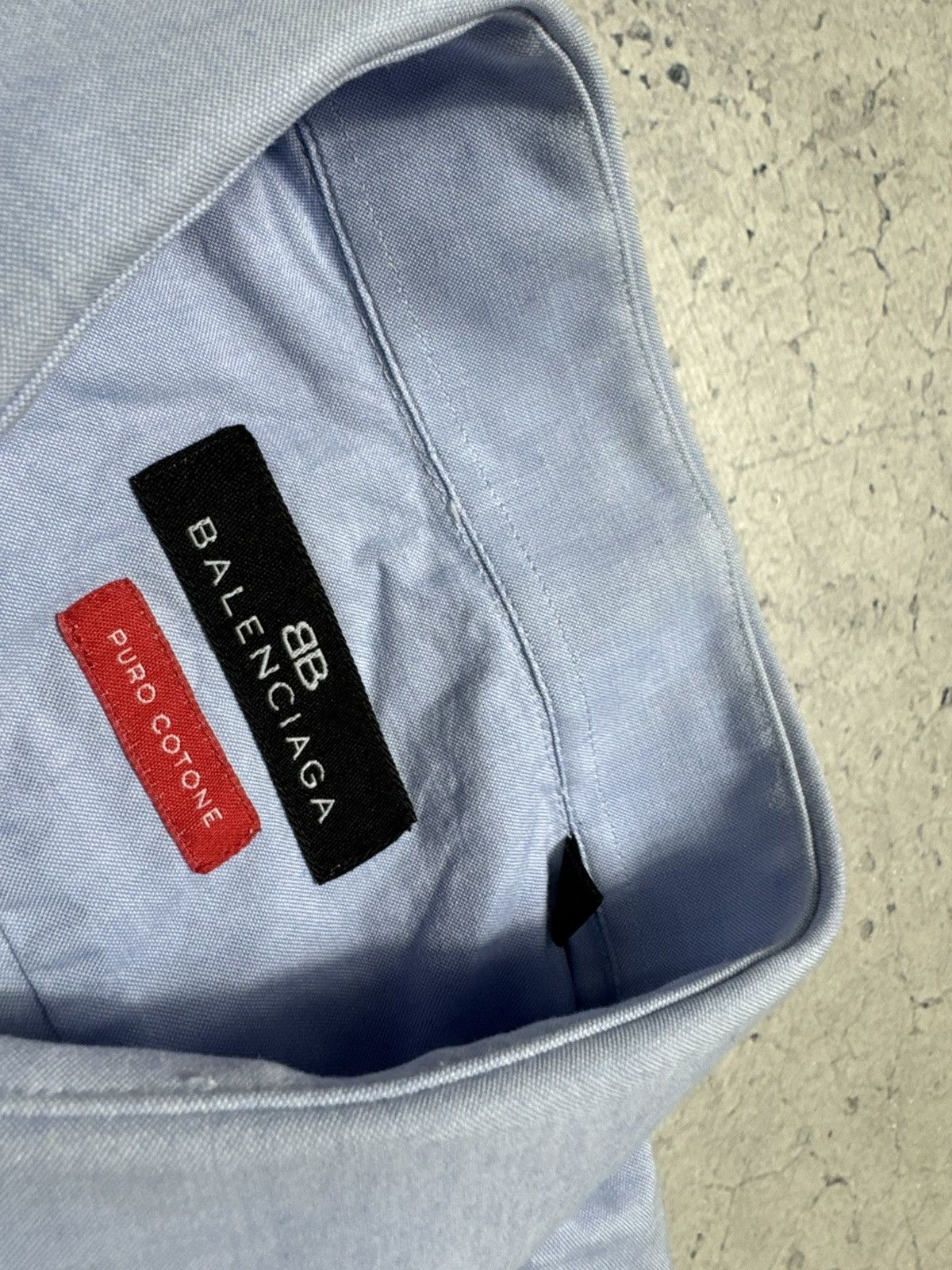 Balenciaga Balenciaga BB Luxury Button Up Shirt Vintage Size US L / EU 52-54 / 3 - 6 Thumbnail