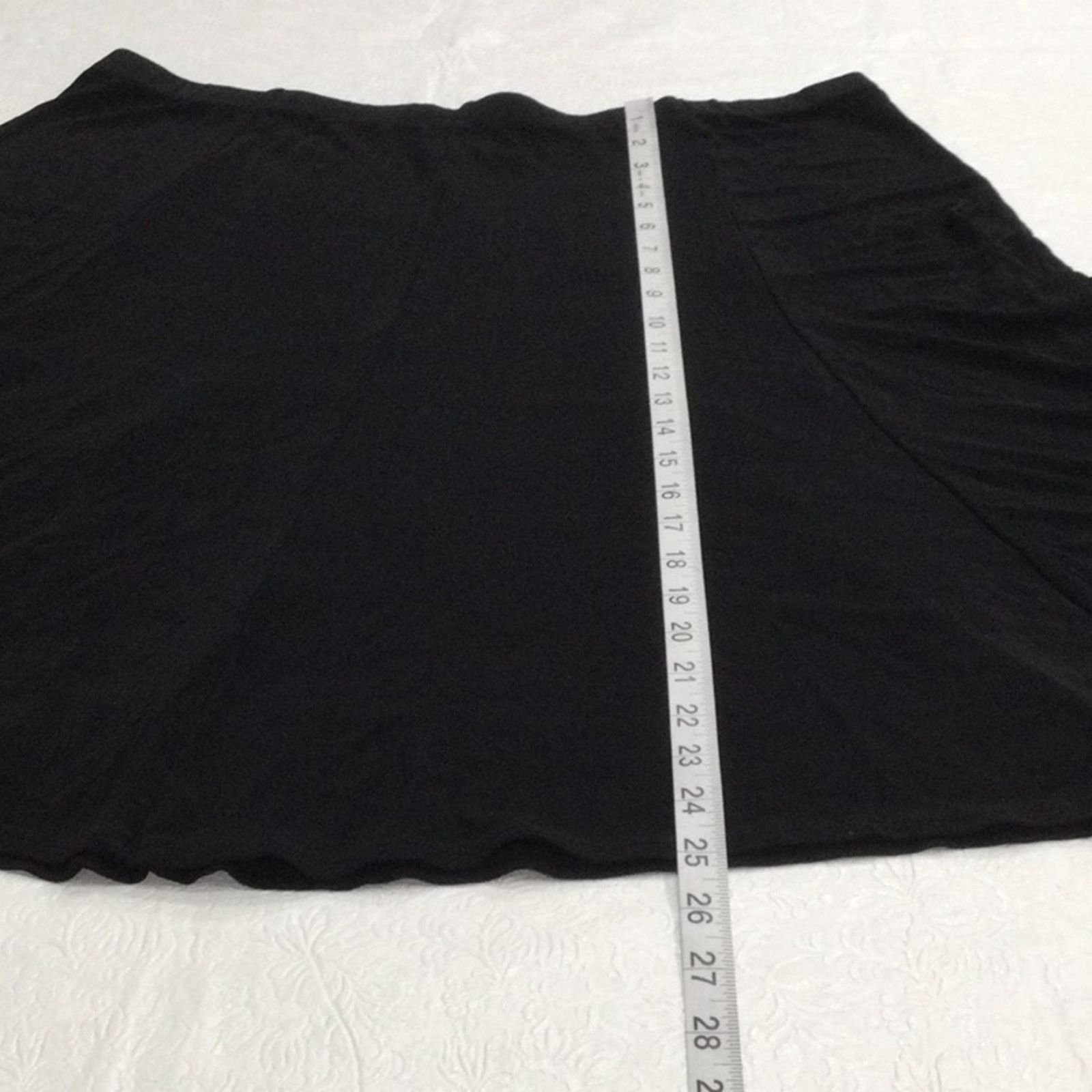 Chicos Travelers by Chico's Black Full A-Line Skirt Size 3/XL/16 Size 38" / US 16 / IT 52 - 10 Thumbnail