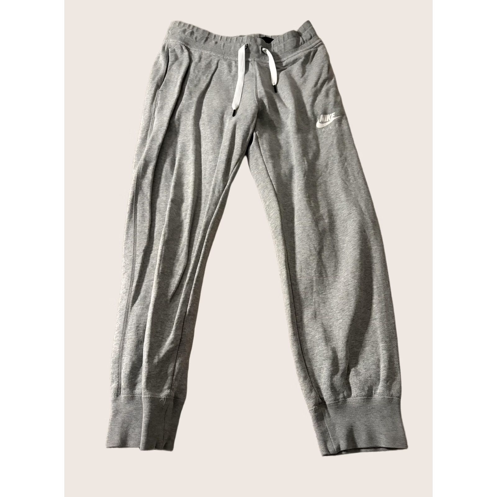 Nike Nike Air Sweatpants Mens Large Gray Joggers Elastic Waist Pockets CN7088-063 Size US 33 - 1 Thumbnail