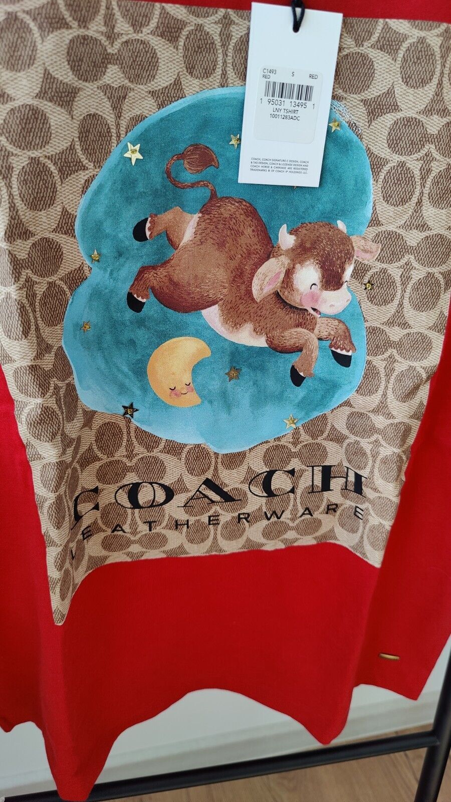 Coach NWT Coach Lunar New Year TShirt Ox Jumping Over the moon Size S / US 4 / IT 40 - 5 Thumbnail
