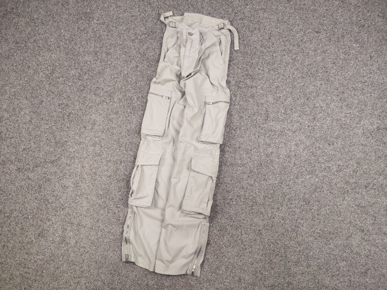 If Six Was Nine Baggy Zip Cargo If Six Was Nine Style Parachute Y2K Pants Size US 31 - 3 Thumbnail