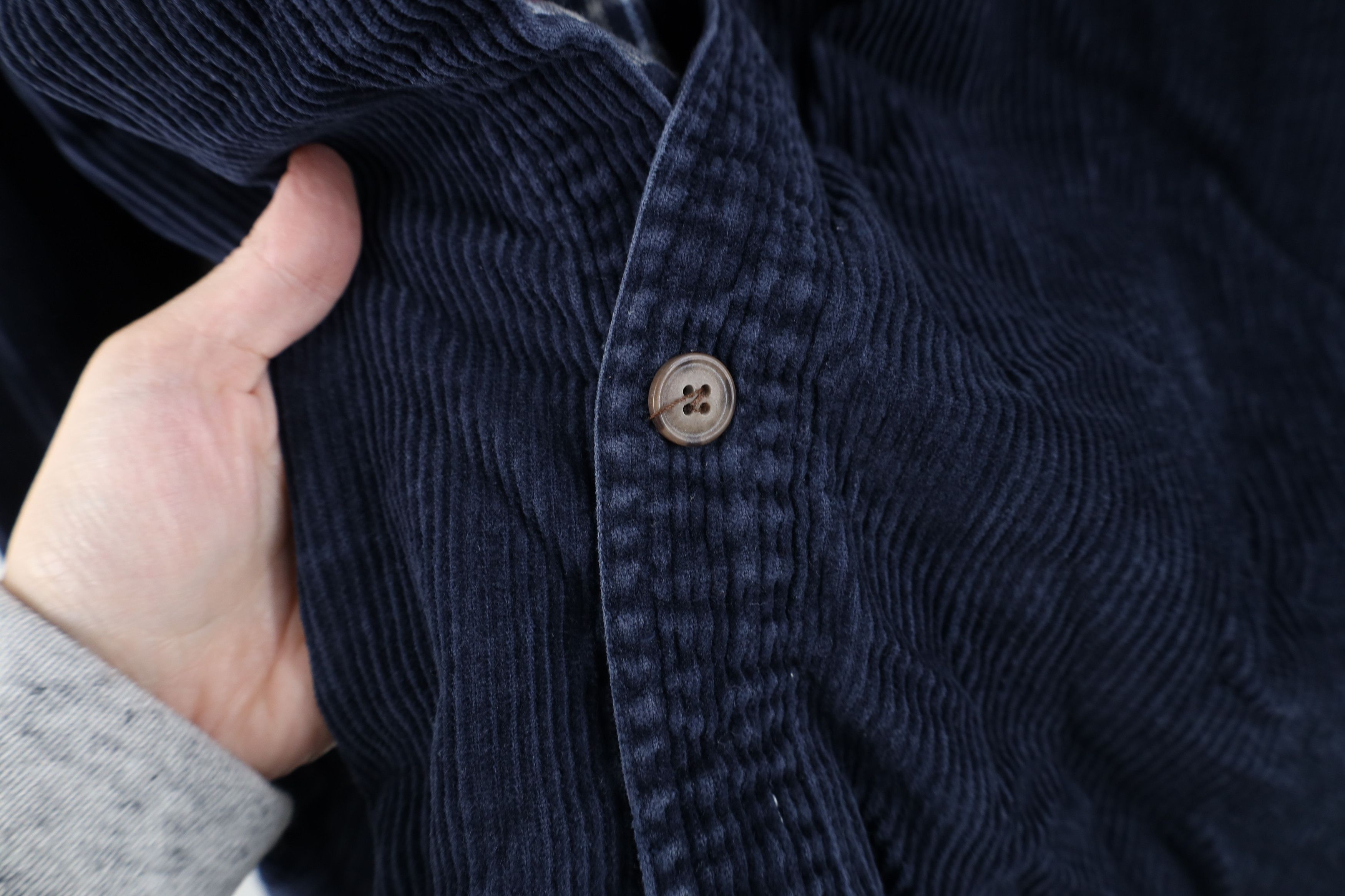 Vintage Vintage 90s Streetwear Lined Corduroy Shirt Jacket Jac Size US XL / EU 56 / 4 - 7 Thumbnail