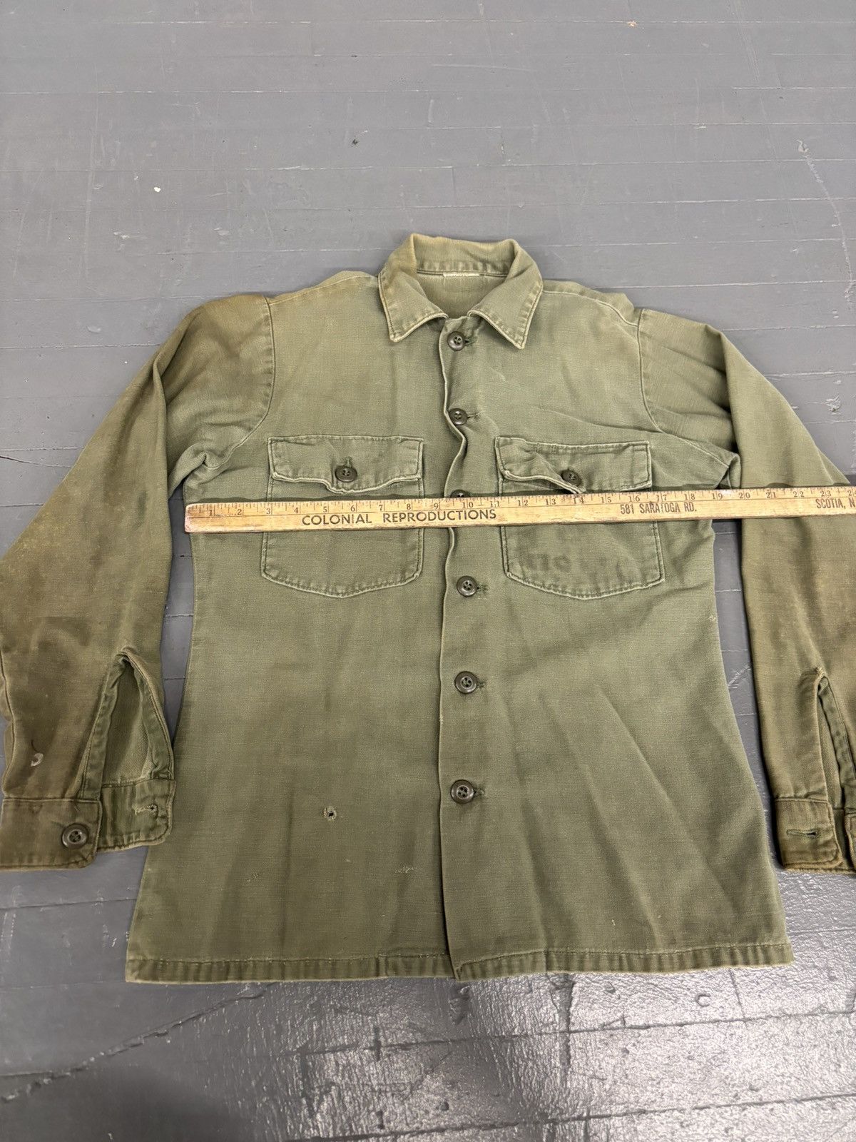 Vintage Vintage 70s USMC military shirt Size US L / EU 52-54 / 3 - 6 Thumbnail