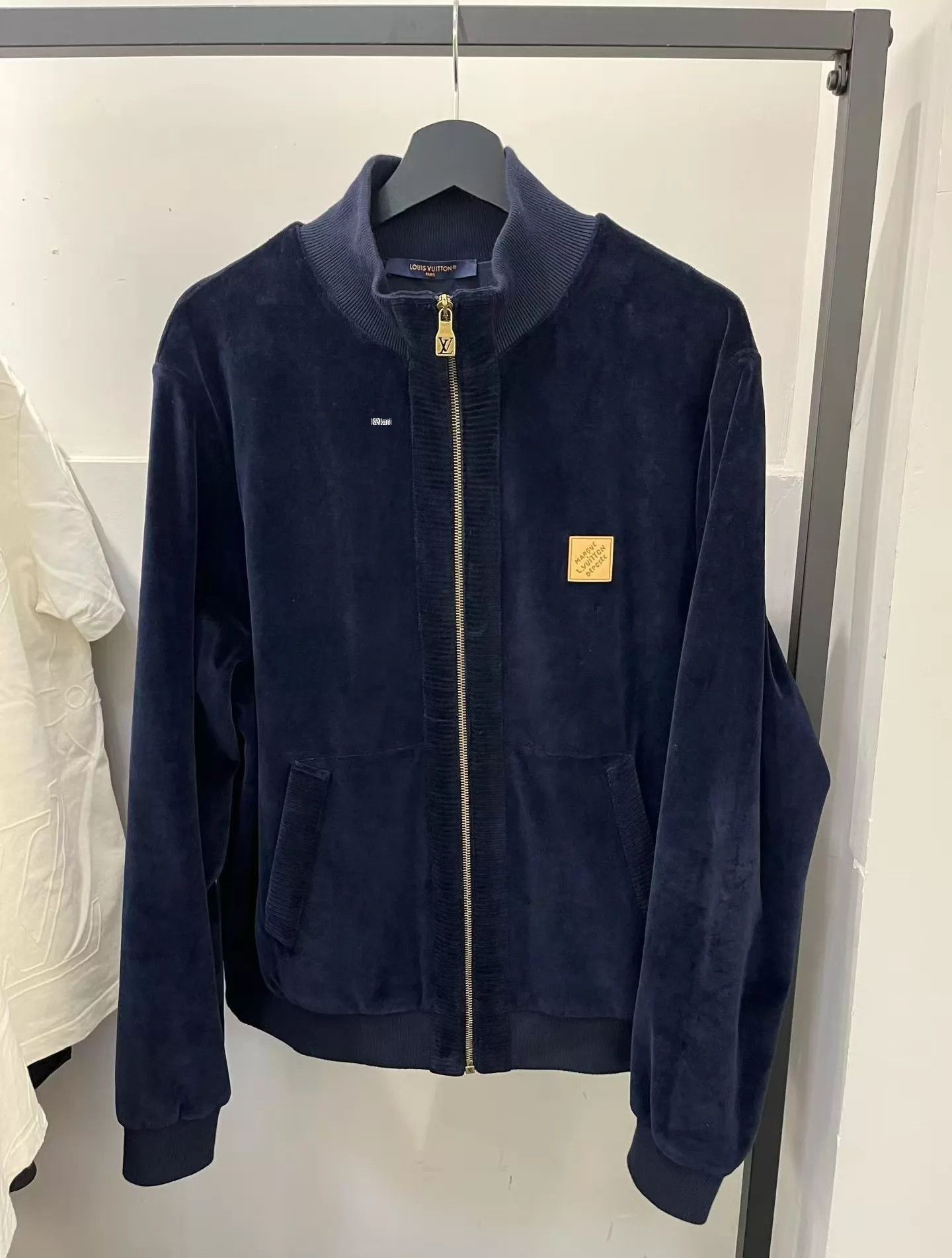 Louis Vuitton Blue Zip-Up er Jacket XL Size US XL / EU 56 / 4 - 1 Thumbnail