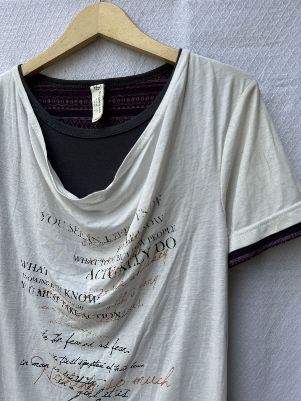 If Six Was Nine 💸BINDINGOFFER💸Launching Pad Double Layer Poem Shirt Size US M / EU 48-50 / 2 - 3 Thumbnail