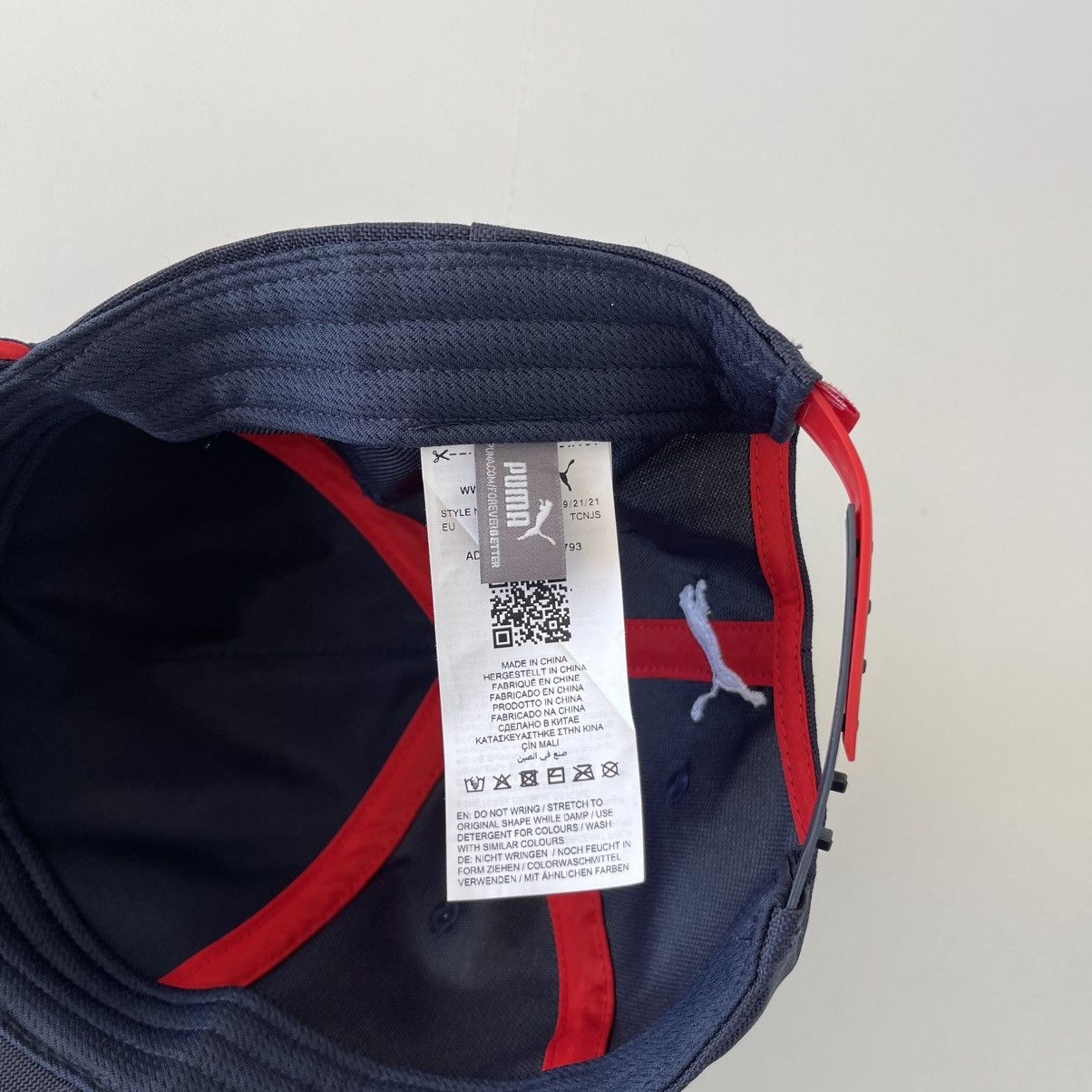 Puma Puma Red Bull Racing Formula F1 Team Baseball Cap Navy Blue Size ONE SIZE - 9 Thumbnail