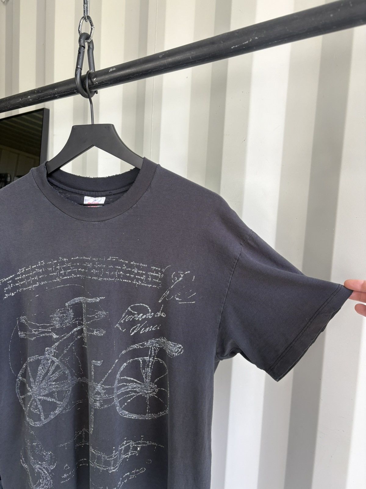 Vintage Vintage Da Vinci Shirt Distressed Faded Thrash Grunge Band Size US L / EU 52-54 / 3 - 2 Thumbnail