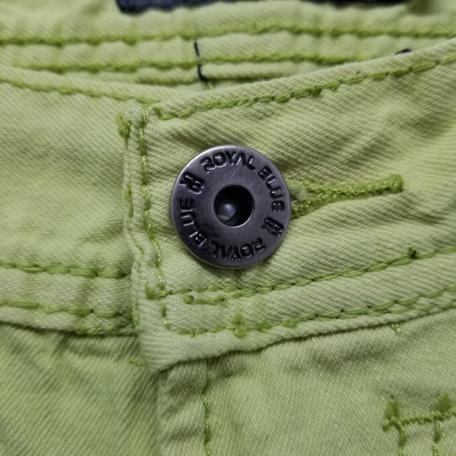 Other Royal Blue Shorts Mens 38 Chino Pockets Casual Cotton Size US 38 / EU 54 - 6 Thumbnail