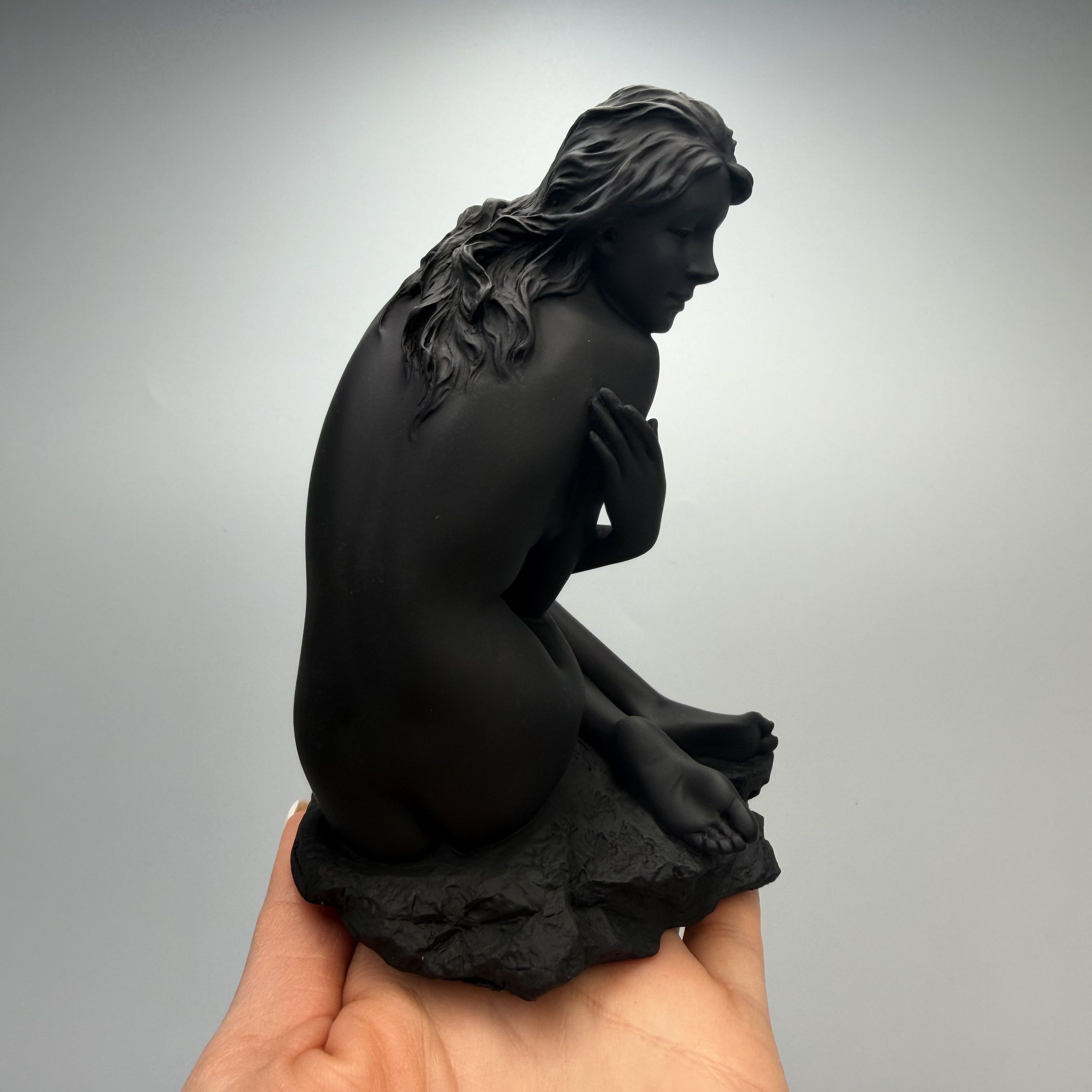 Other Vintage Polystone Reclining Black Lady Figurine Sculpture Size ONE SIZE - 4 Thumbnail