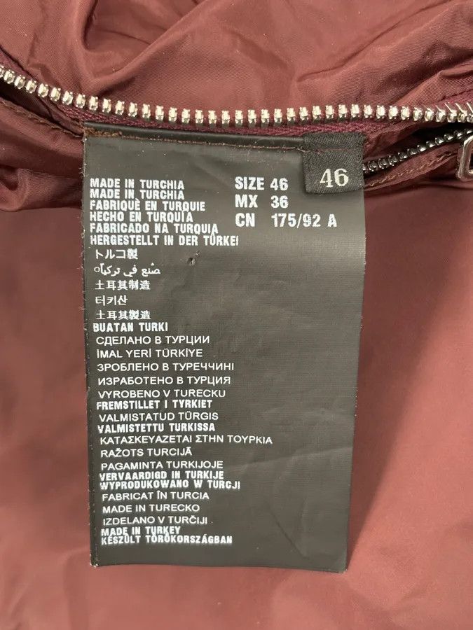 Prada AW2013 Prada Burgundy Leather Reversible Premium Jacket Size US S / EU 44-46 / 1 - 18 Thumbnail