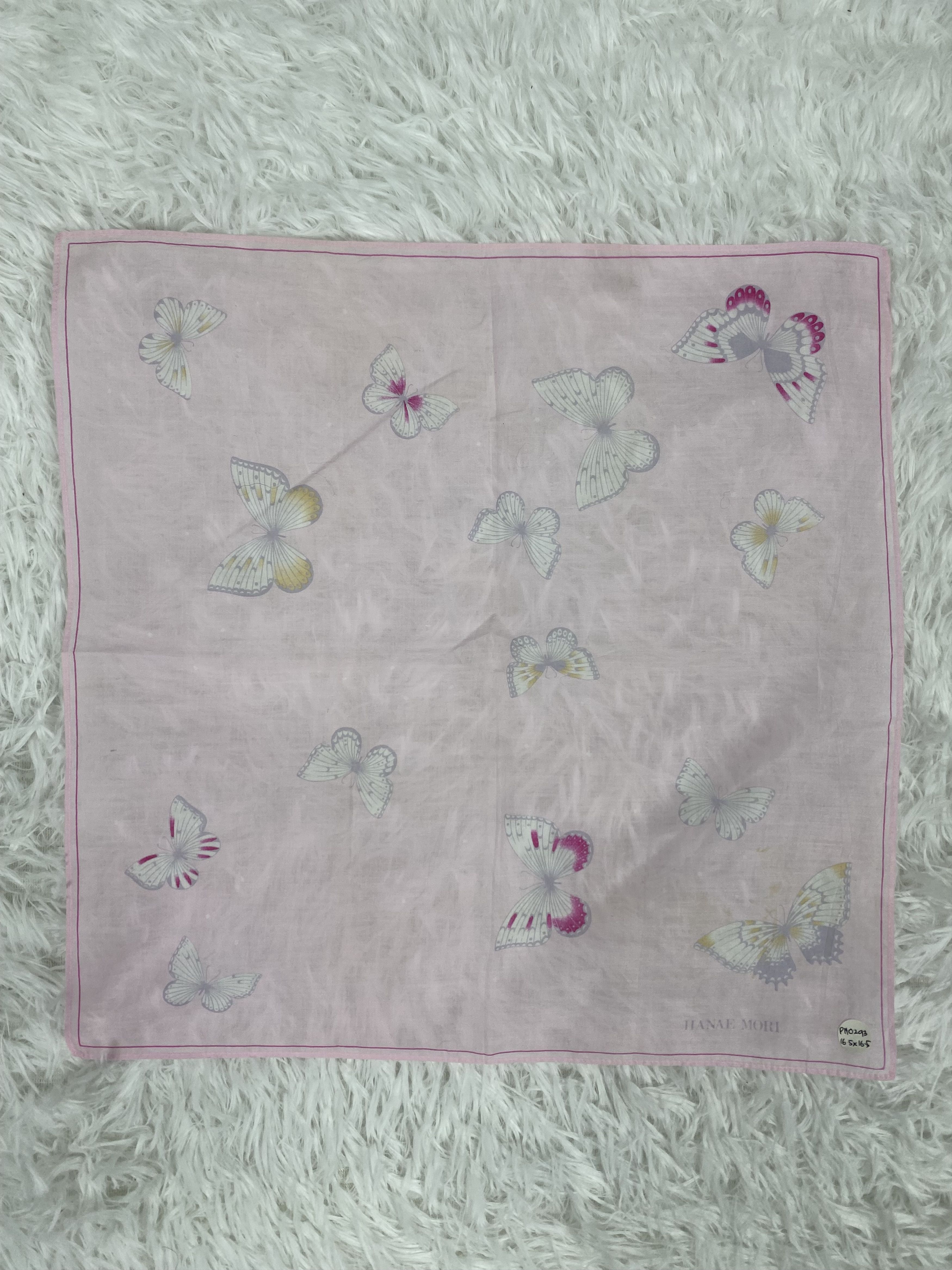 Hanae Mori Vintage Hanae Mori Handkerchief Neckerchief PH0293 Size ONE SIZE - 3 Thumbnail