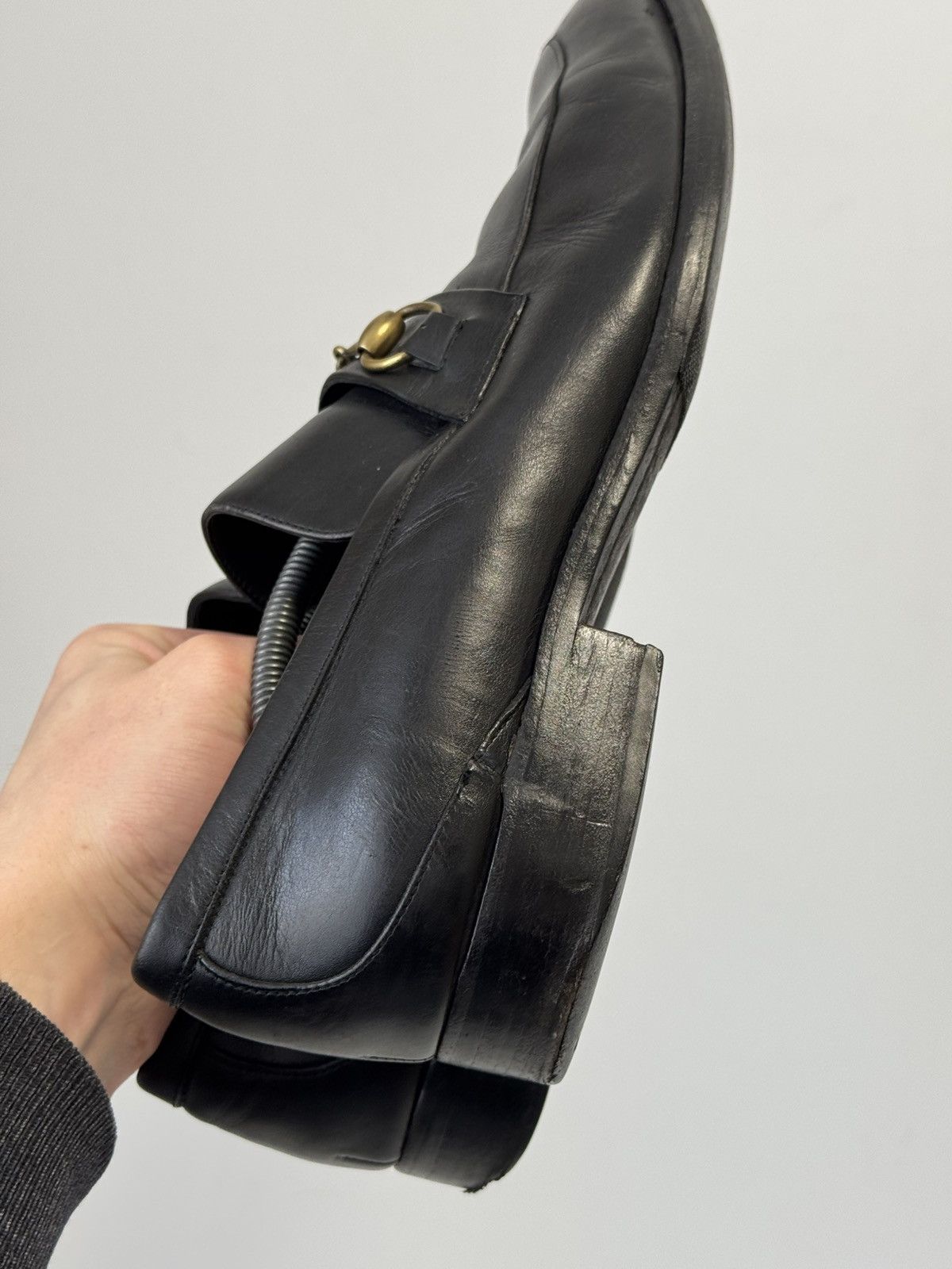 Gucci Gucci - Mens Leather Loafers size 44 Size US 10.5 / EU 43-44 - 11 Thumbnail