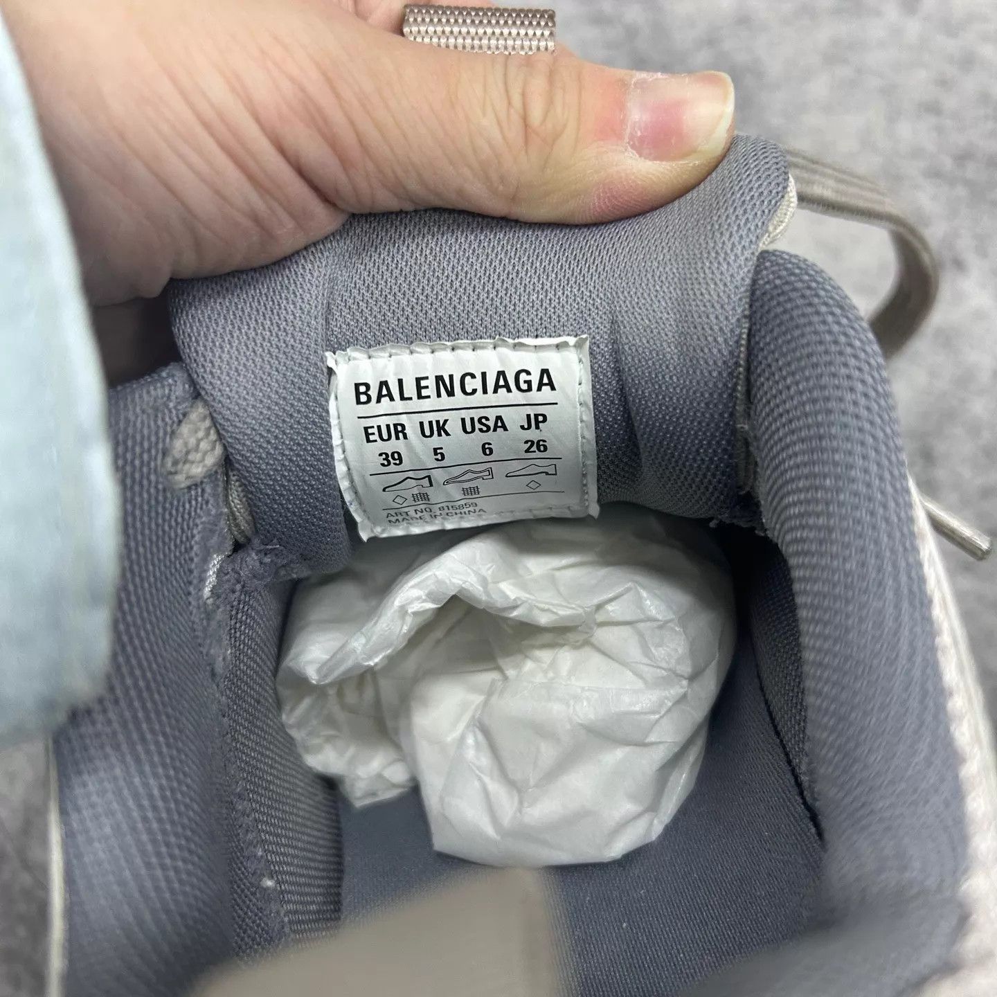 Balenciaga BALENCIAGA 99new Taupe 6XL 39 sneakers Size US 6 / EU 39 - 6 Thumbnail