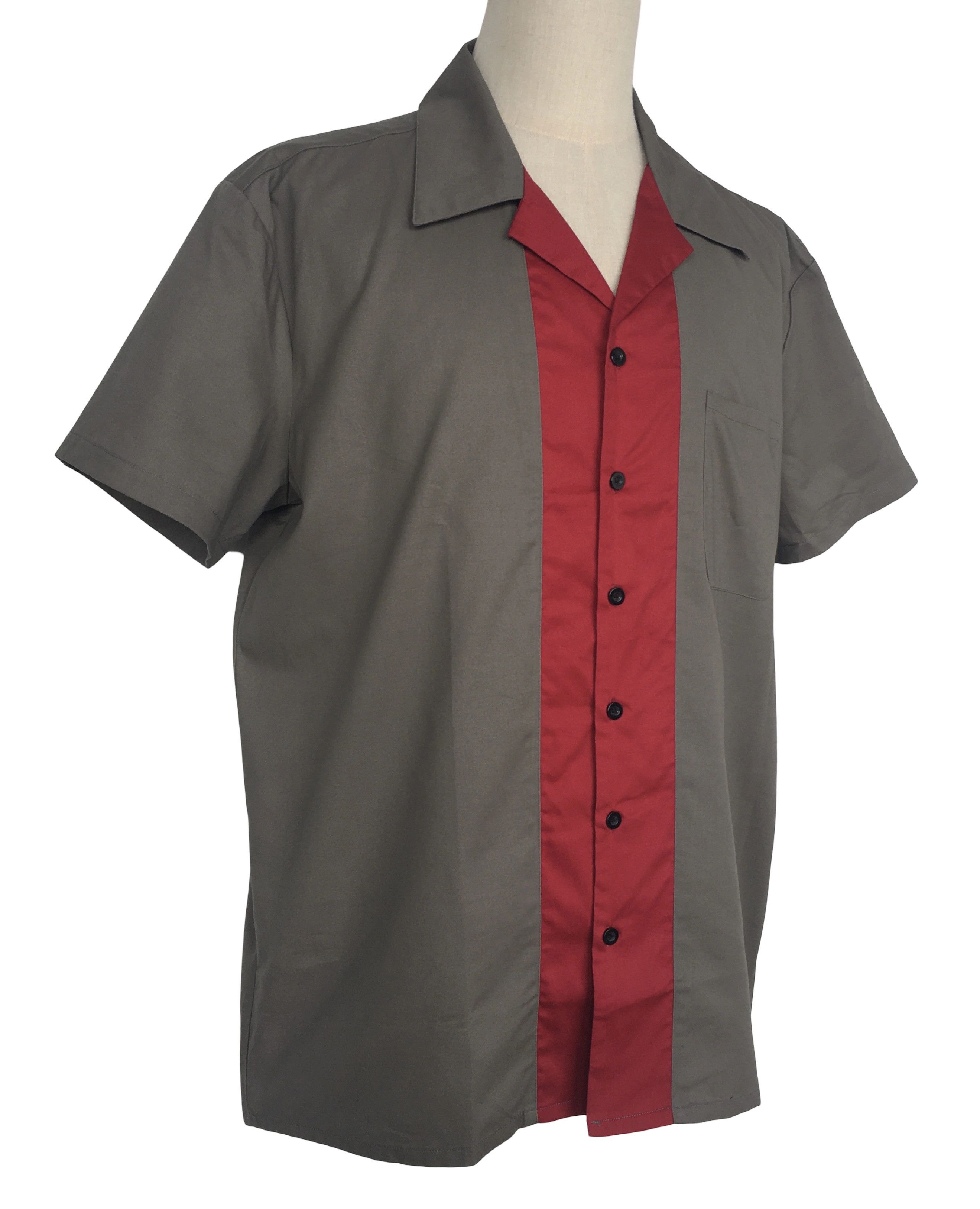 Other Bowling Shirts Grey Vintage Casual Shirts Size US XXL / EU 58 / 5 - 2 Thumbnail