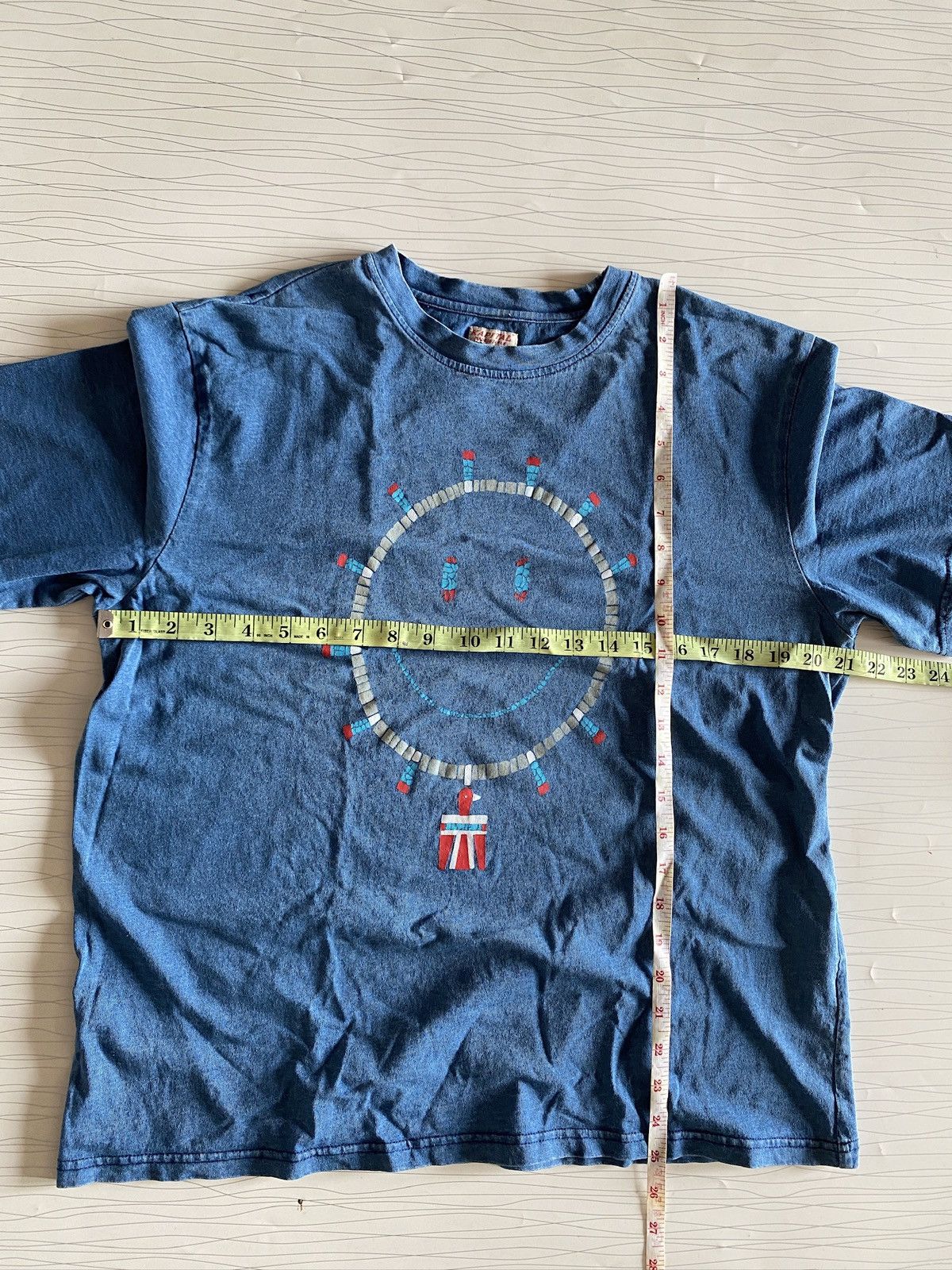 Kapital Kapital Wapisabi Smiley Tee Size US L / EU 52-54 / 3 - 8 Thumbnail