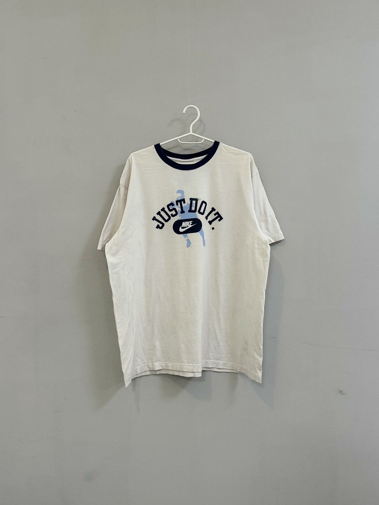 Nike × Vintage Crazy Nike Vintage Just Do It Big Print T-Shirt Football tee Size US XL / EU 56 / 4 - 1 Thumbnail