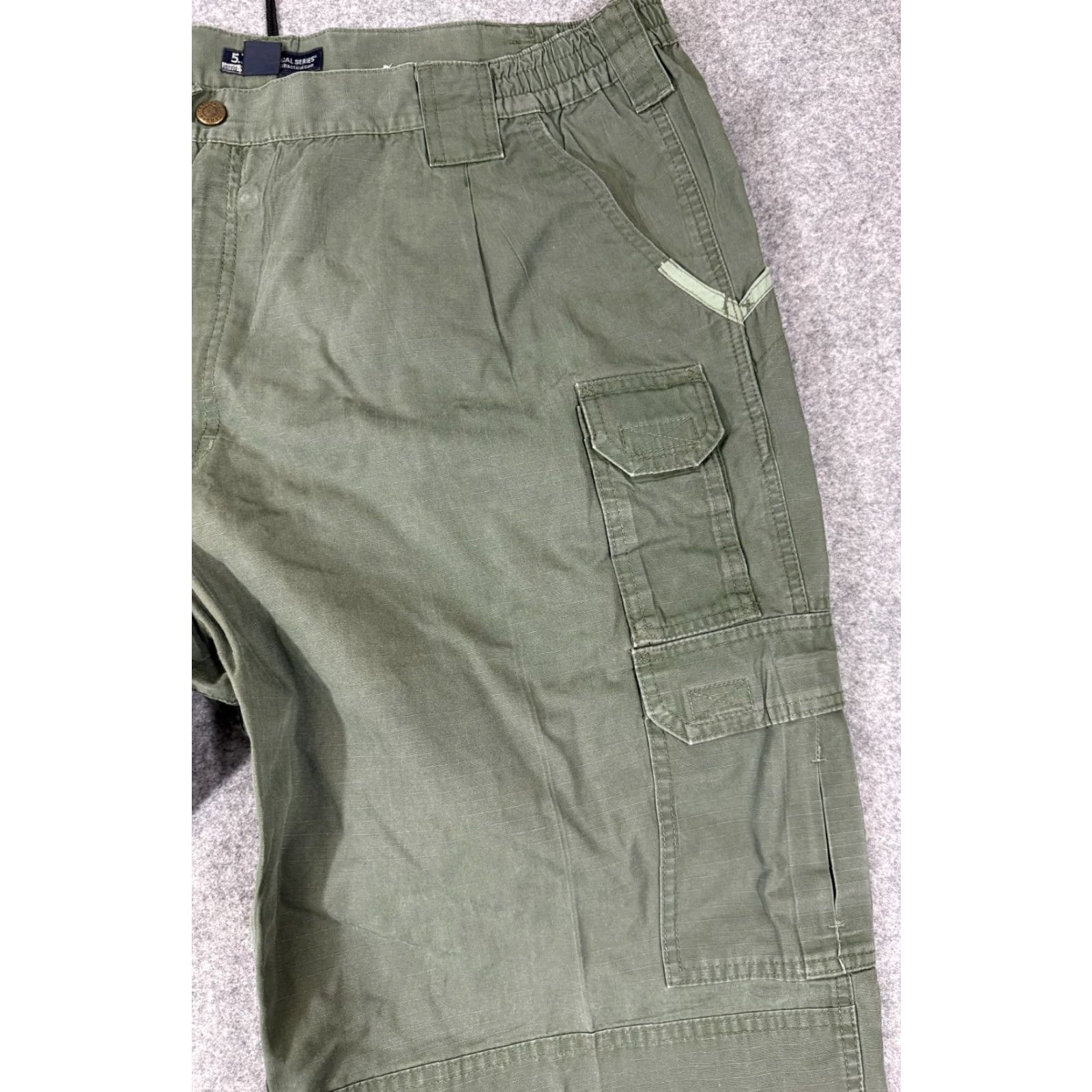 Vintage 5.11 Tactical Series Cargo Pants Mens 44/36 Olive Green Utility Pocket Workwear Size US 44 / EU 60 - 5 Thumbnail