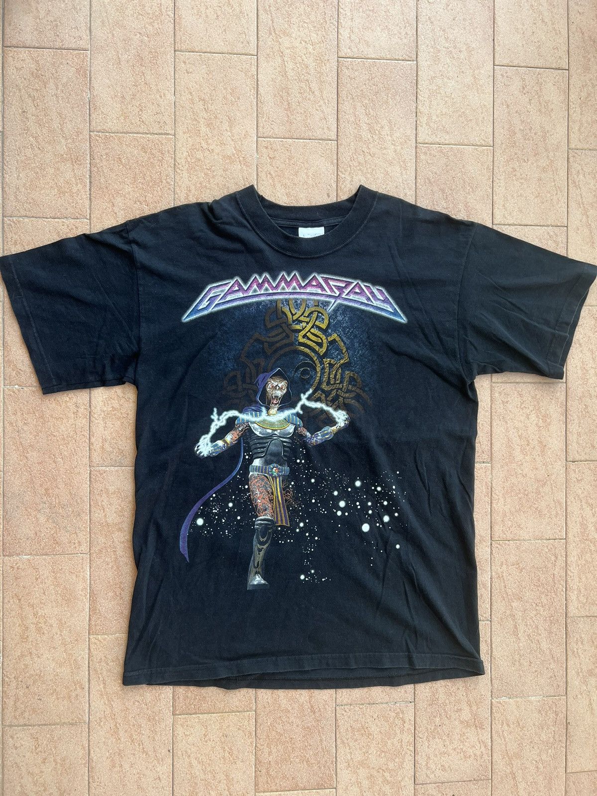 Band Tees × Vintage Vintage 90's Gammaray 1999 T-Shirt Tour Concert Size US L / EU 52-54 / 3 - 1 Thumbnail
