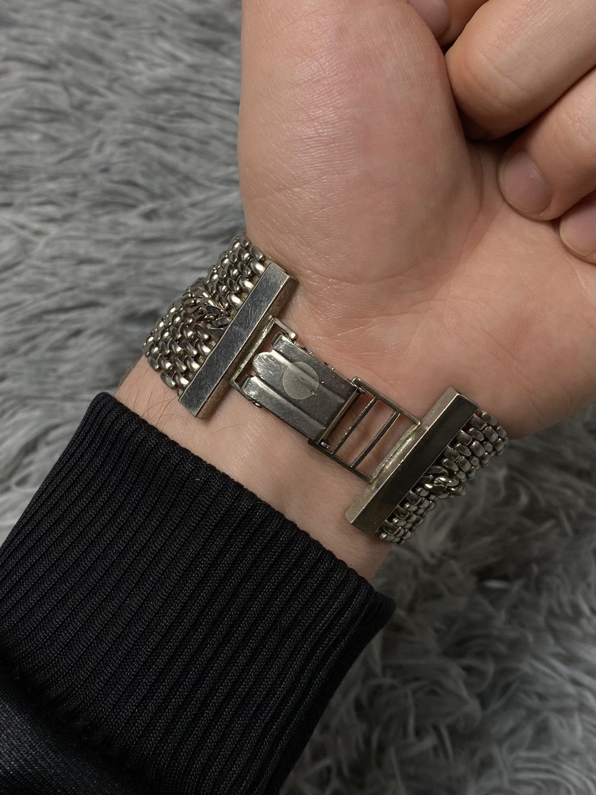 Vintage Floral Silver Mesh Watch - Japanese Brand Size ONE SIZE - 12 Thumbnail