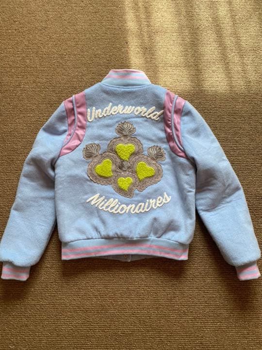 Whensmokeclears Handmade Leather + Felt Bomber Jacket (WhenSmokeClears) Size US XL / EU 56 / 4 - 1 Thumbnail