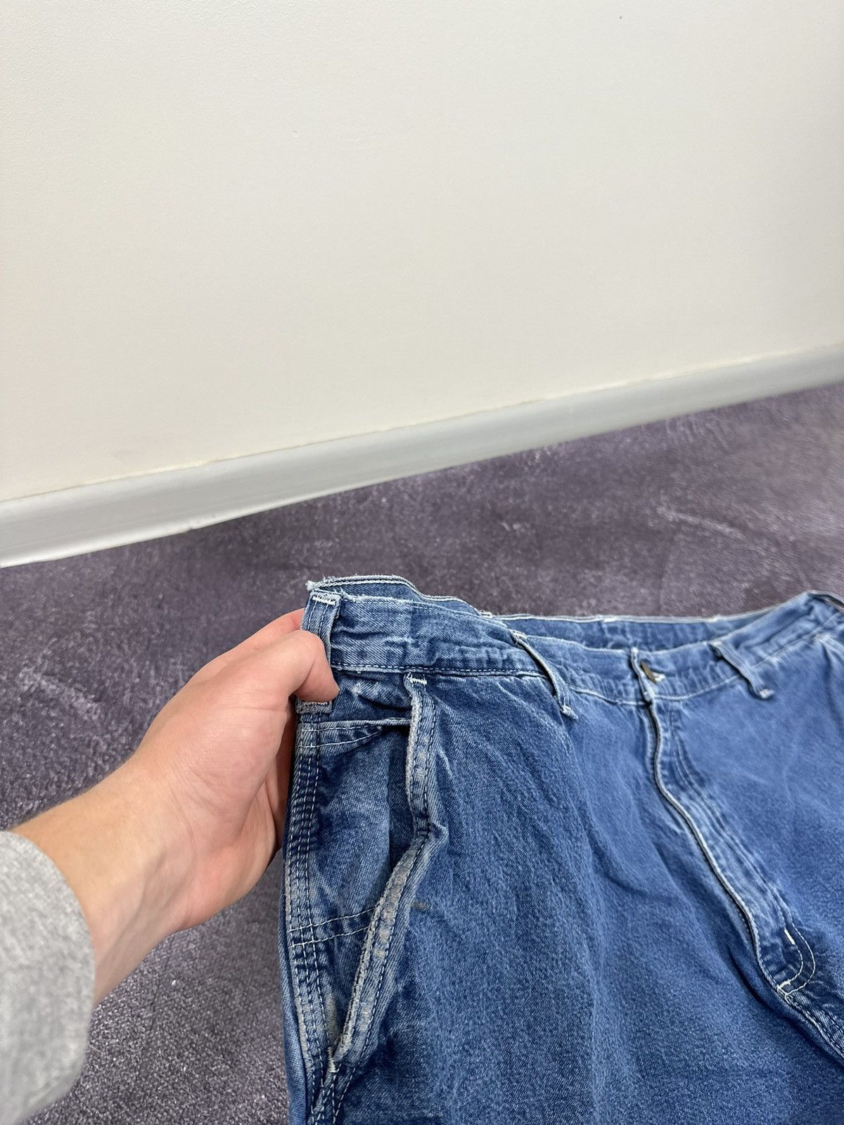 Carhartt Vintage Carhartt USA Distressed Carpenter Baggy Work Jeans Size US 42 / EU 58 - 14 Thumbnail