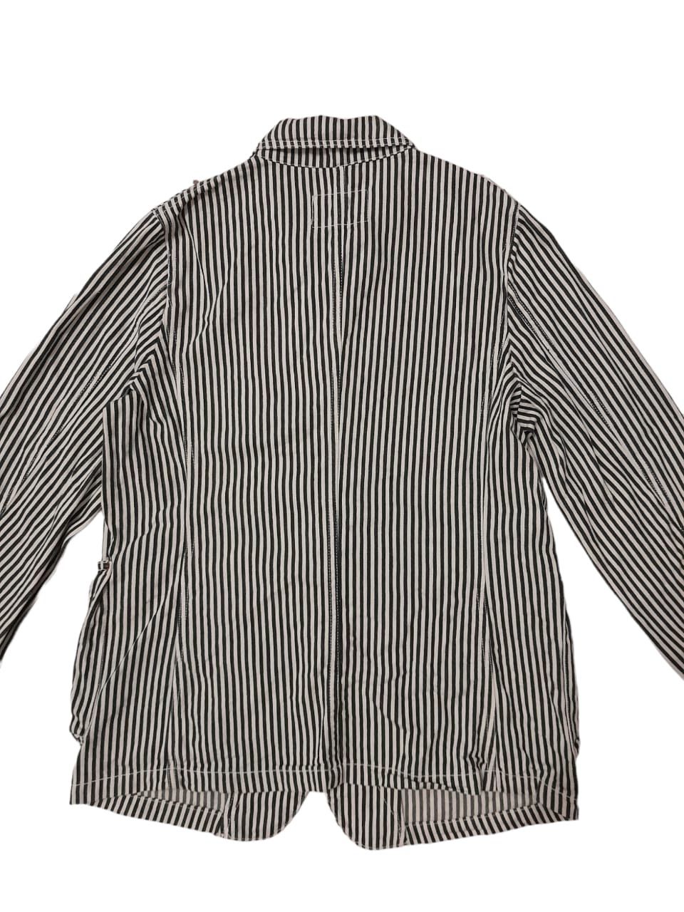 Japanese Brand N.L. Natural Laundry Hickory Green Denim Jacket Chore (F87) Size US S / EU 44-46 / 1 - 4 Thumbnail