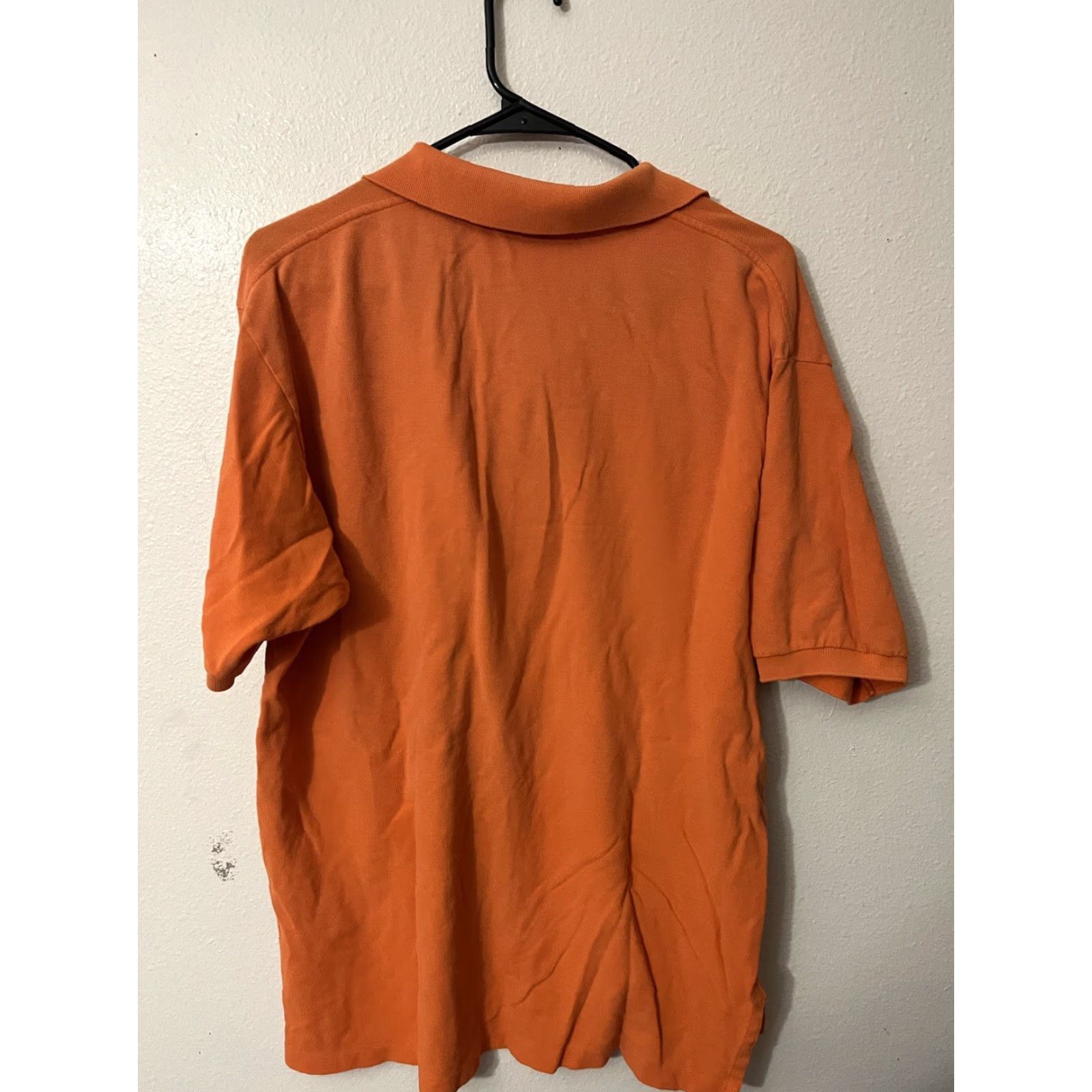 Polo Ralph Lauren VINTAGE Polo Ralph Lauren Polo Shirt Men Large Orange Solid 90s Logo Casual Size US L / EU 52-54 / 3 - 3 Thumbnail