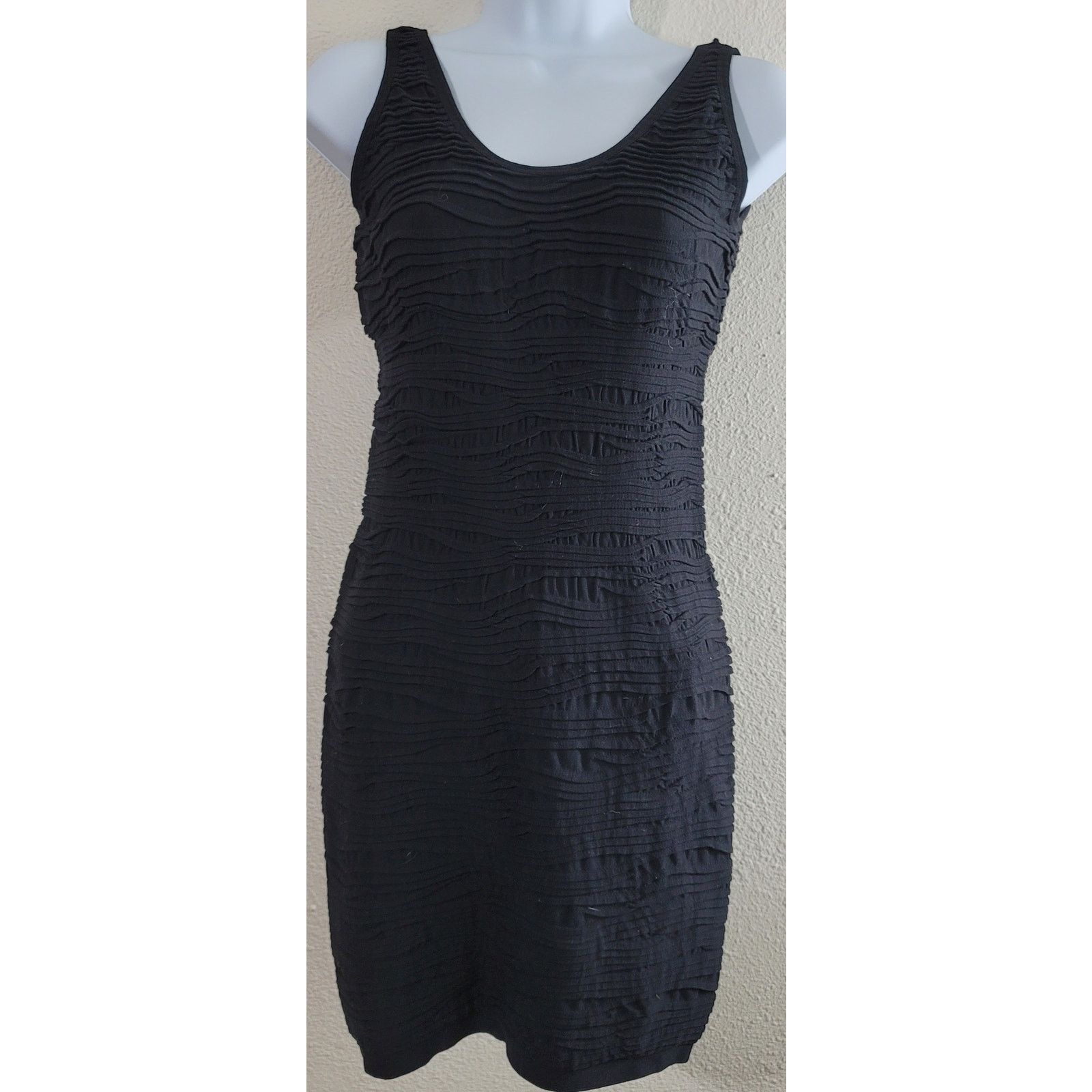 Other Two Hearts Black Ruched Sleeveless Mini Dress M / L Size M / US 6-8 / IT 42-44 - 1 Thumbnail
