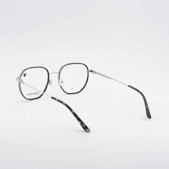 Calvin Klein Calvin Klein CK24113 025 Eyeglasses Grey/Havana 50mm Square Size ONE SIZE - 4 Thumbnail