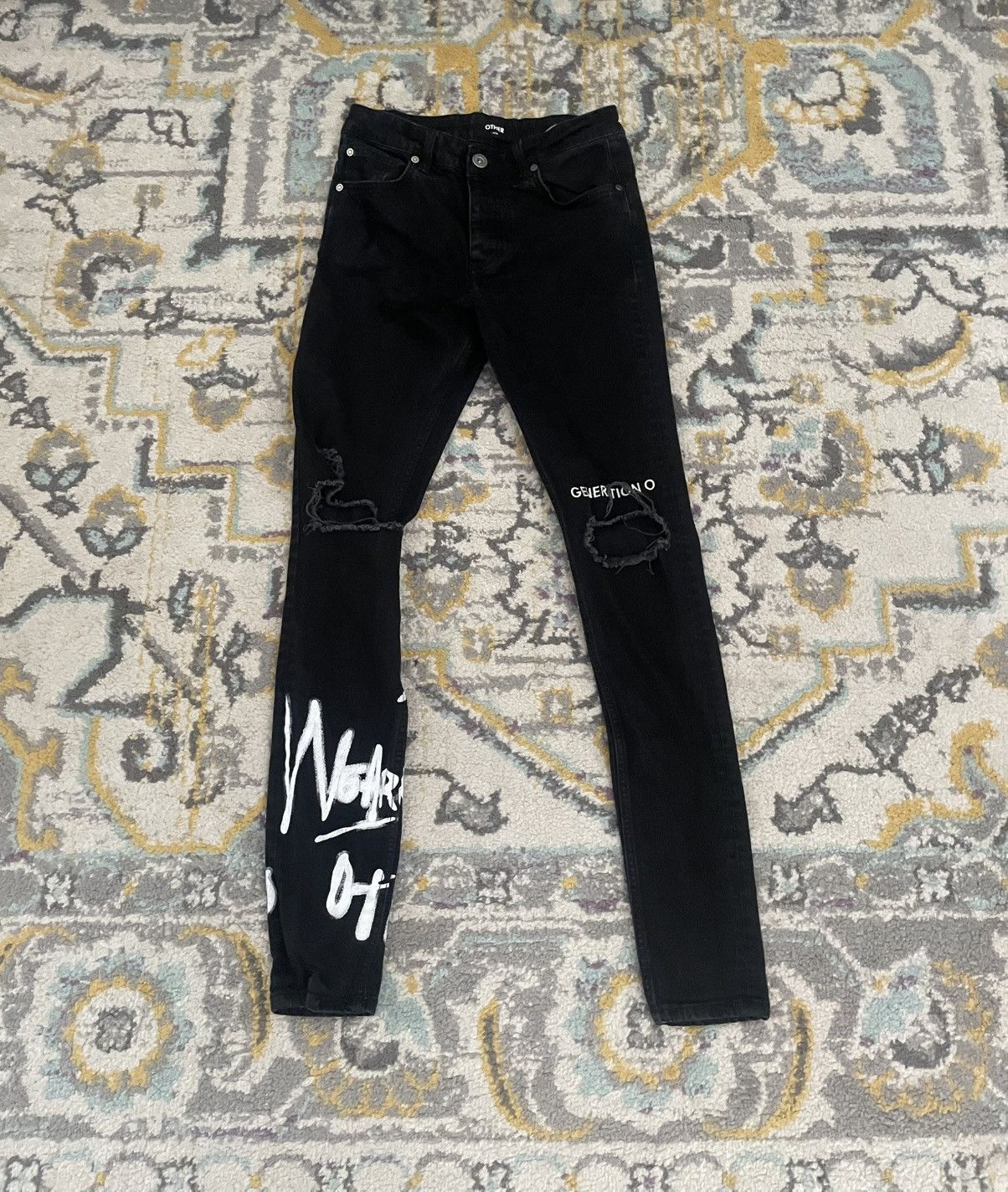 Other OTHER Distressed Skinny Jeans Size US 30 / EU 46 - 1 Thumbnail