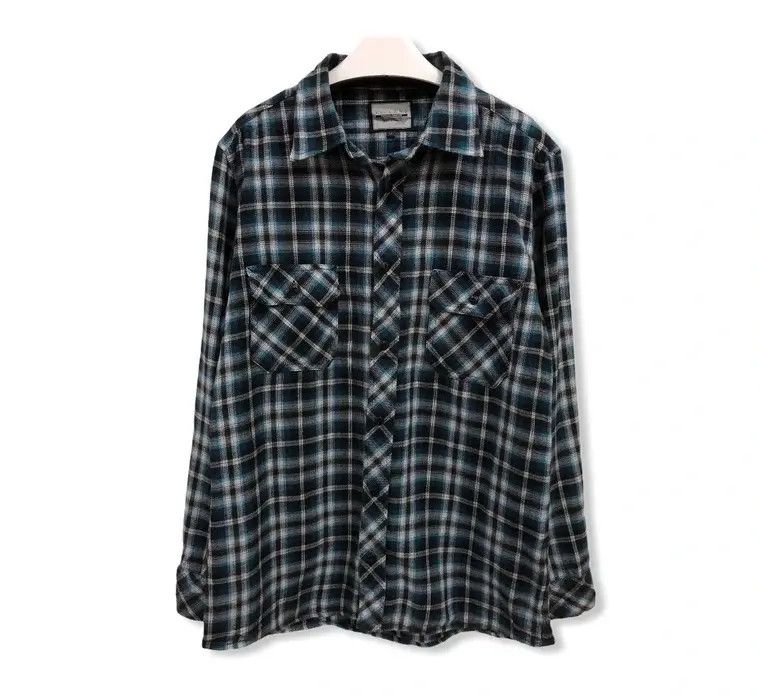 Flannel × Vintage Vintage Villand Checked Plaid Tartan Flannel Shirt 👕 Size US M / EU 48-50 / 2 - 1 Thumbnail