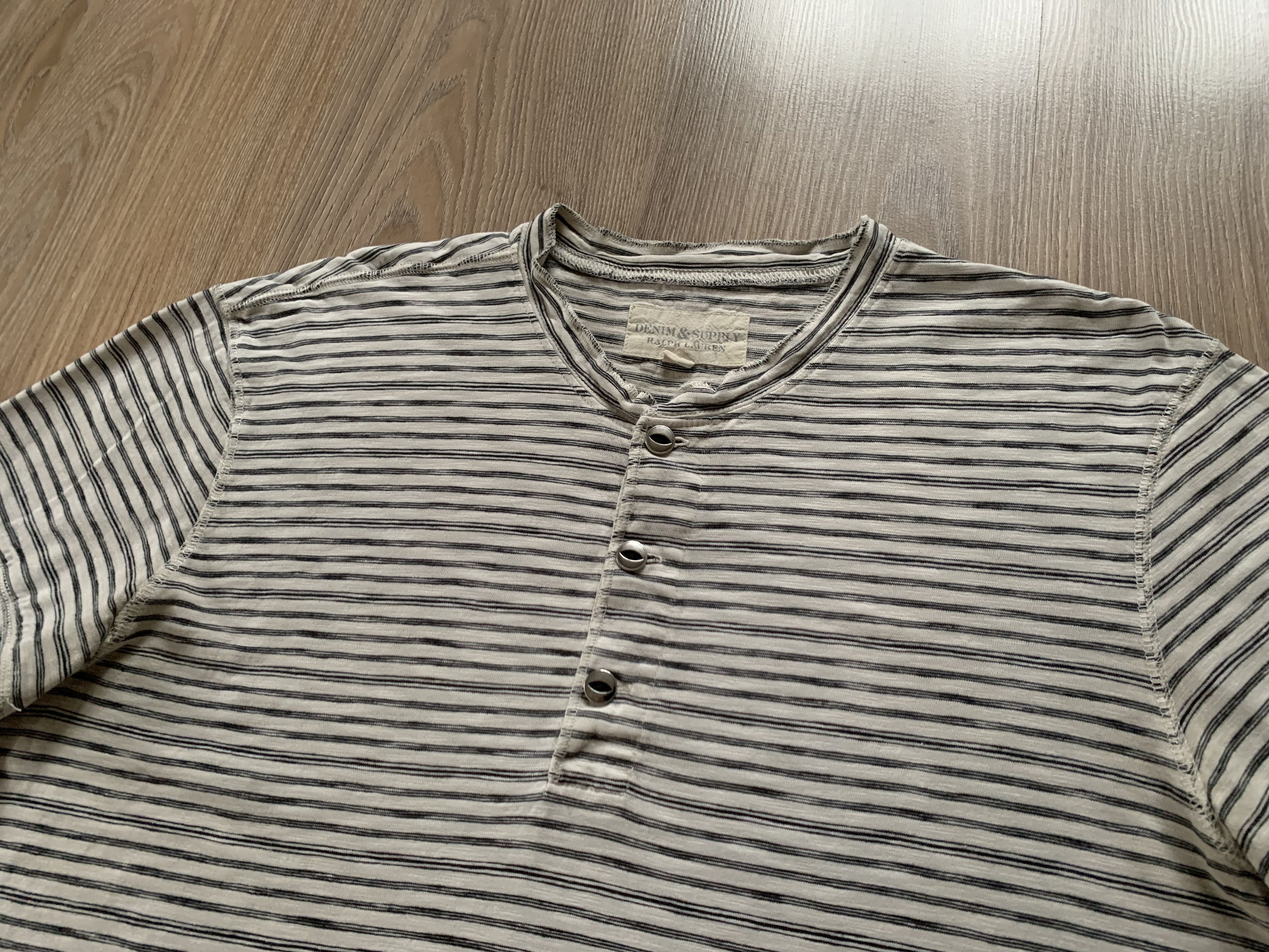 Denim & Supply Ralph Lauren × Polo Ralph Lauren × Ralph Lauren Denim & Supply Ralph Lauren Striped Short Sleeve T Shirt Size US L / EU 52-54 / 3 - 4 Thumbnail