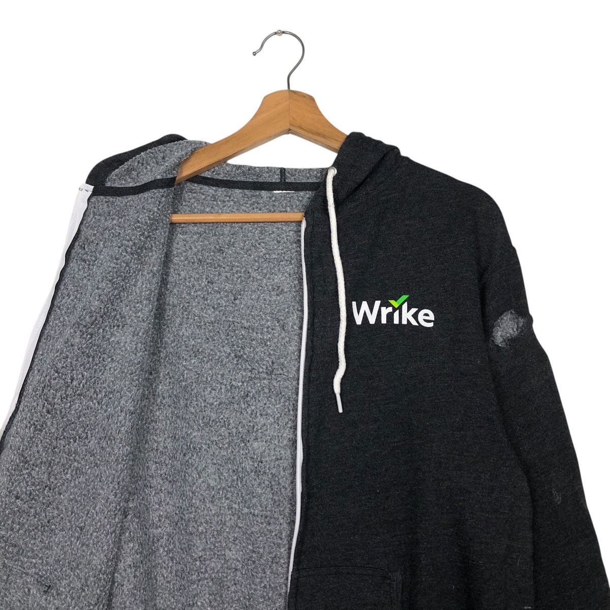 Japanese Brand 📌Vintage Zipper Hoodie Independent Big Logo Issey Miyake Size US M / EU 48-50 / 2 - 16 Thumbnail