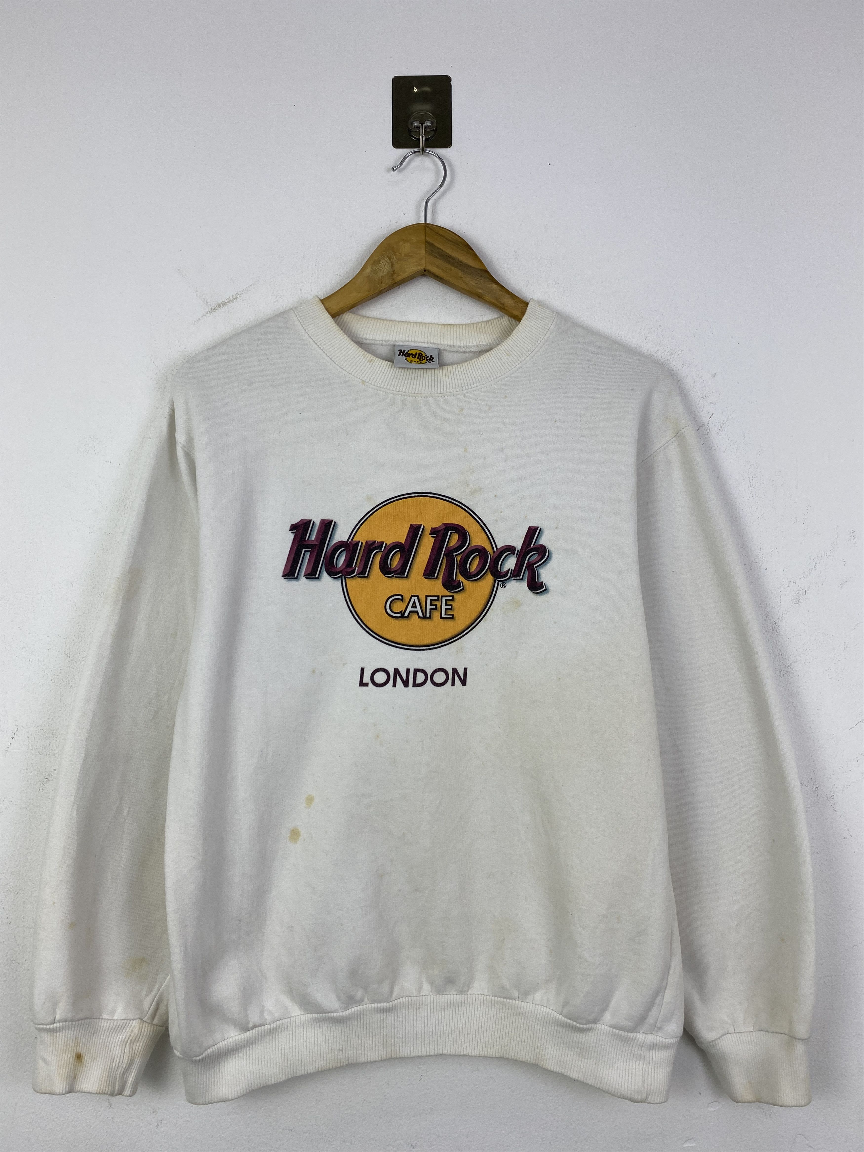 Hard Rock Cafe Vintage Hard Rock Cafe London Pullover Sweatshirt SH0181 Size US S / EU 44-46 / 1 - 1 Thumbnail