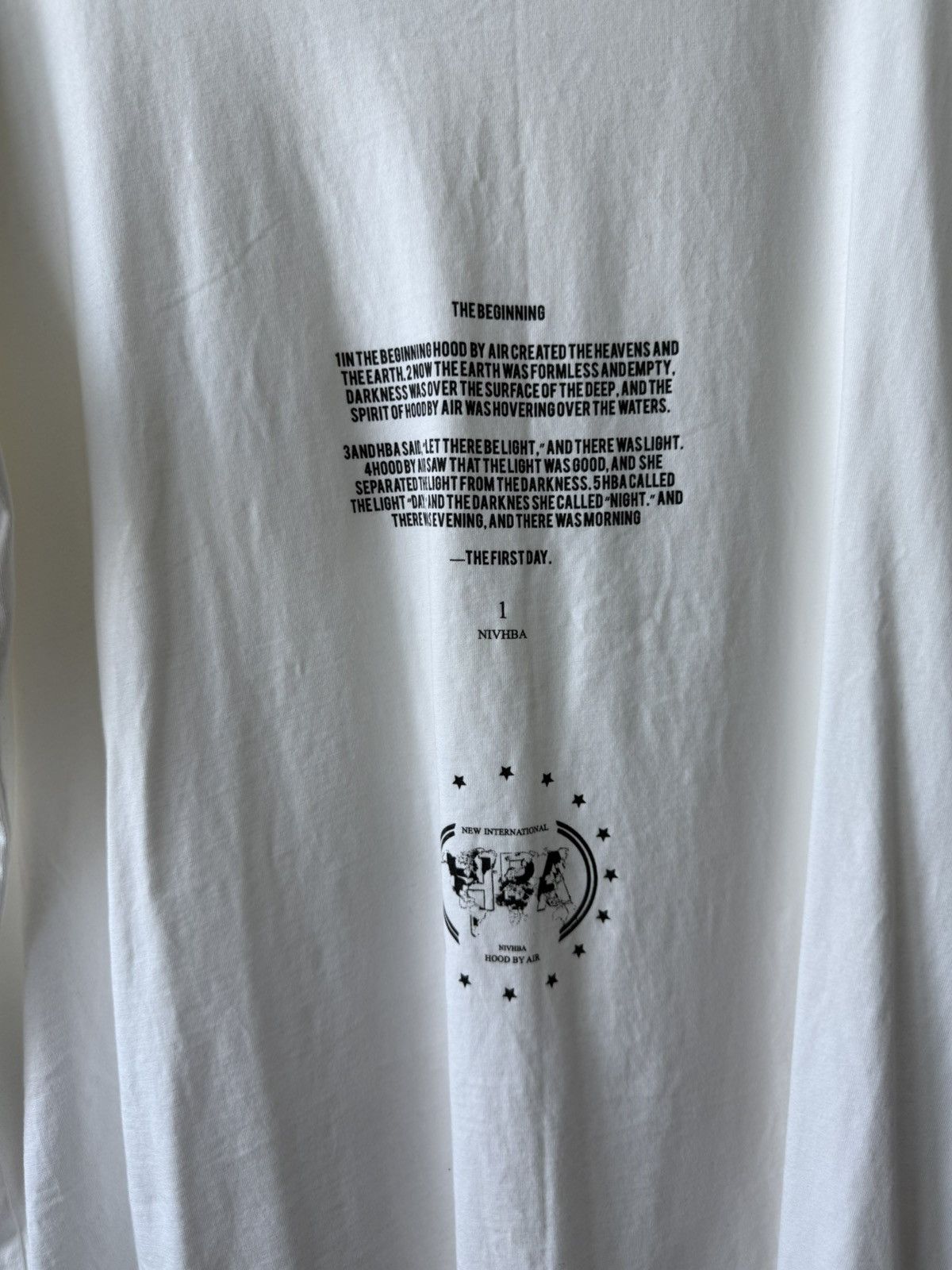 Hood By Air Hood By Air upside down white tee Size US XL / EU 56 / 4 - 3 Thumbnail